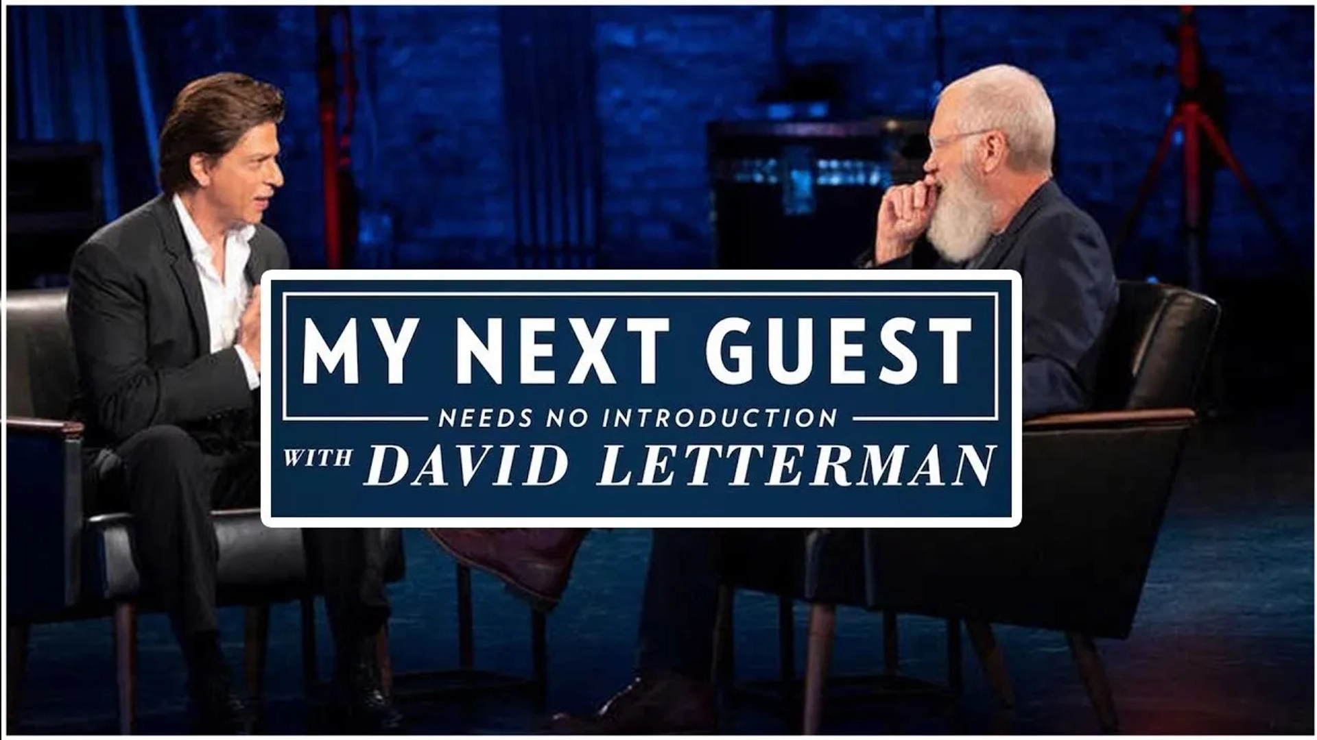 David Letterman and Shah Rukh Khan in My Next Guest Needs No Introduction with David Letterman: Shah Rukh Khan (2019)