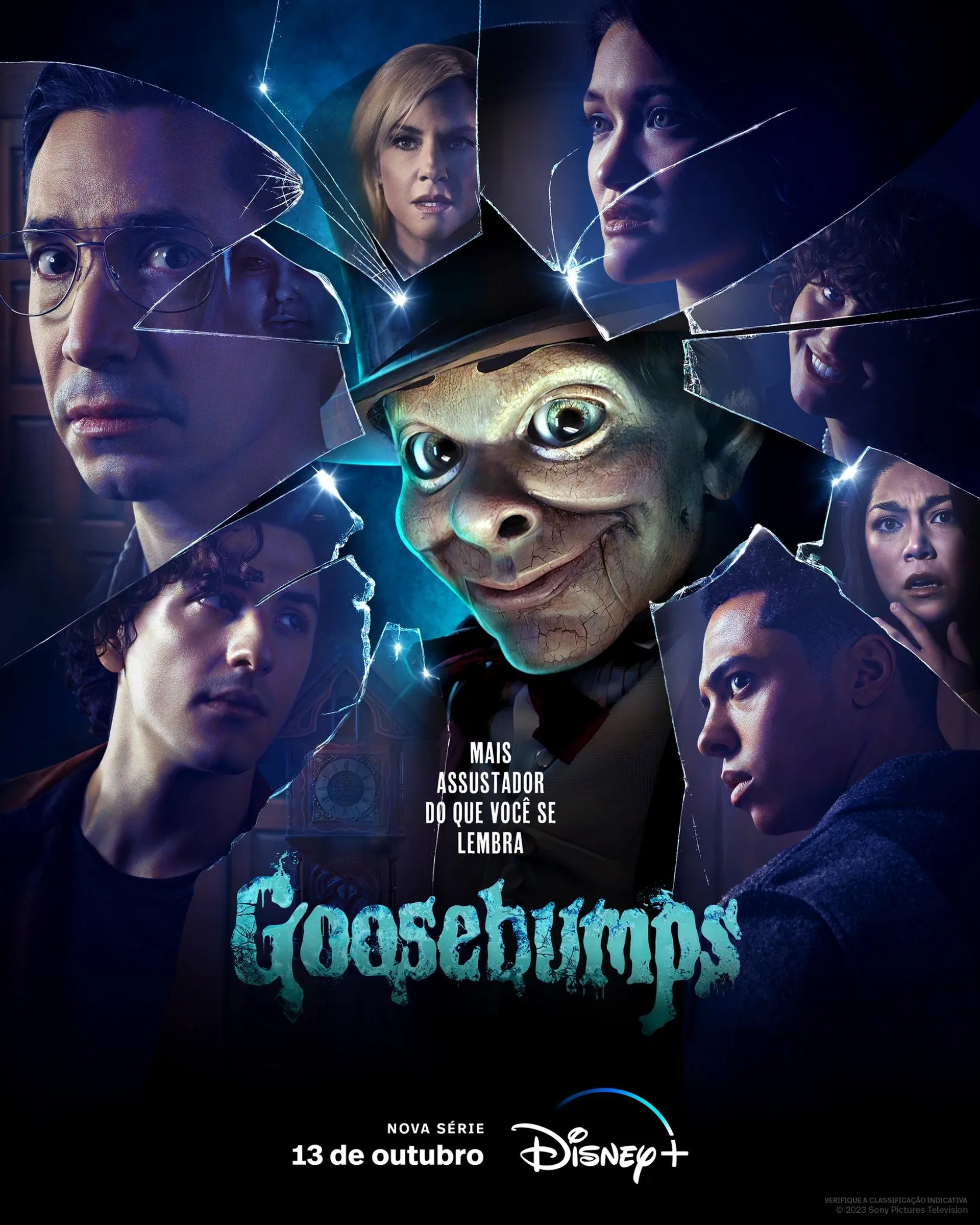 Rachael Harris, Justin Long, Will Price, Ana Yi Puig, Isa Briones, Zack Morris, and Miles McKenna in Goosebumps (2023)