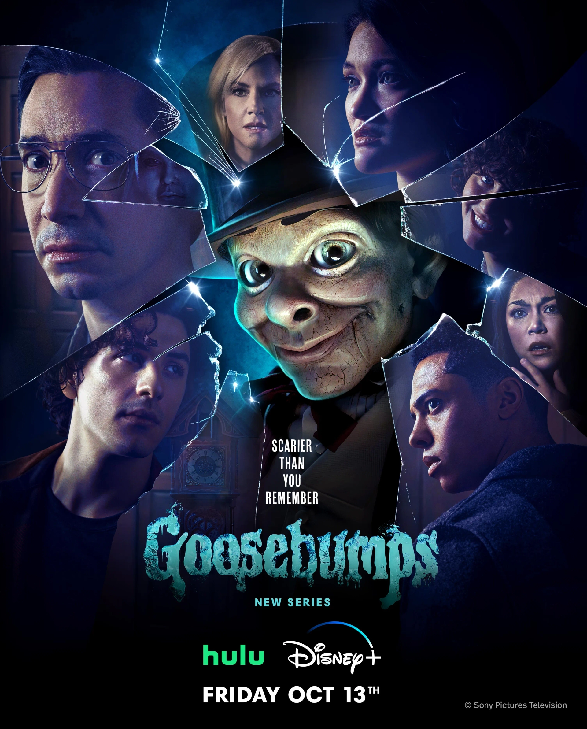 Rachael Harris, Justin Long, Will Price, Ana Yi Puig, Isa Briones, Zack Morris, and Miles McKenna in Goosebumps (2023)