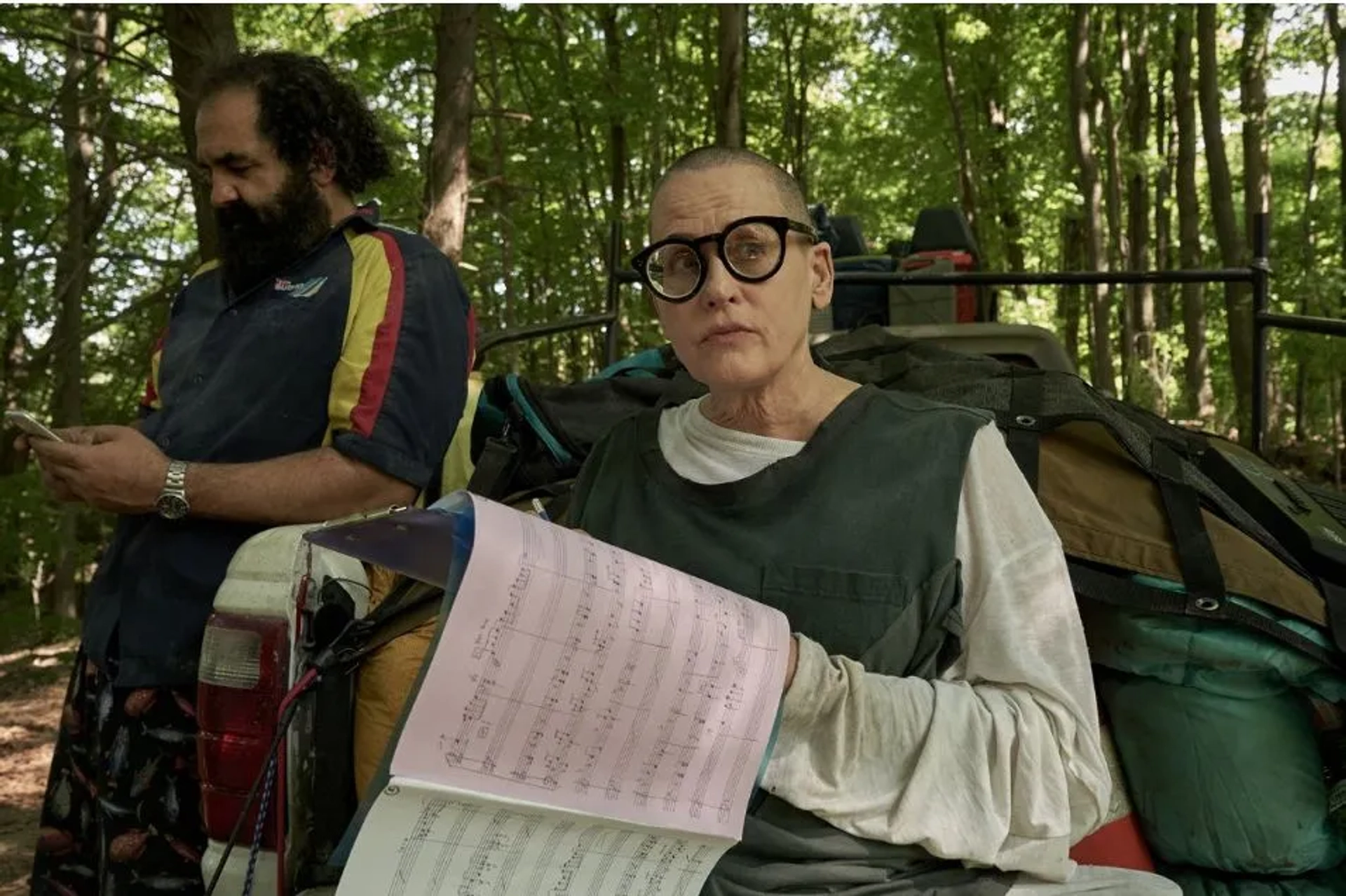 Lori Petty and Joe Pingue in Station Eleven (2021)