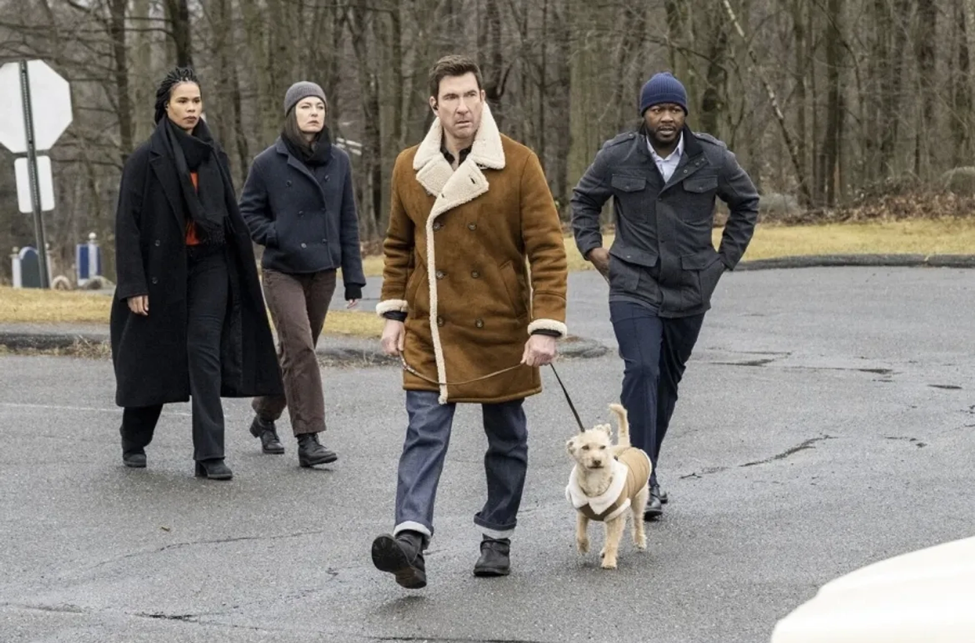 Dylan McDermott, Edwin Hodge, Alexa Davalos, and Roxy Sternberg in FBI: Most Wanted: The Miseducation of Metcalf 2 (2023)