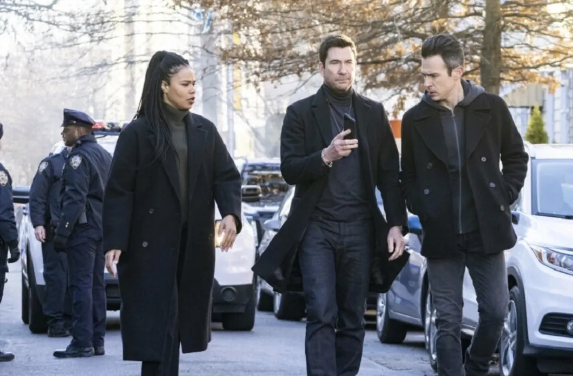 Dylan McDermott, John Boyd, and Roxy Sternberg in FBI: Most Wanted: Imminent Threat: Part Three (2023)