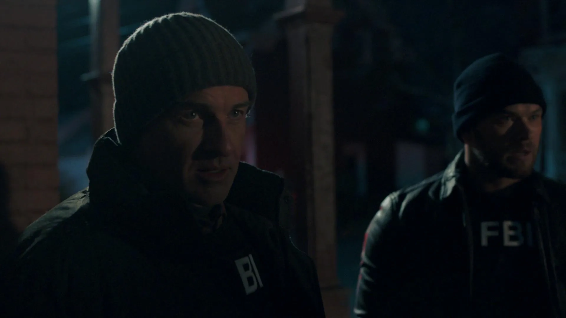 Julian McMahon and Kellan Lutz in FBI: Most Wanted: Predators (2020)