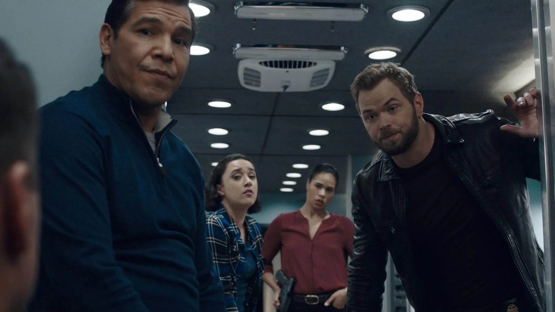 Nathaniel Arcand, Keisha Castle-Hughes, Kellan Lutz, and Roxy Sternberg in FBI: Most Wanted: Ghosts (2020)