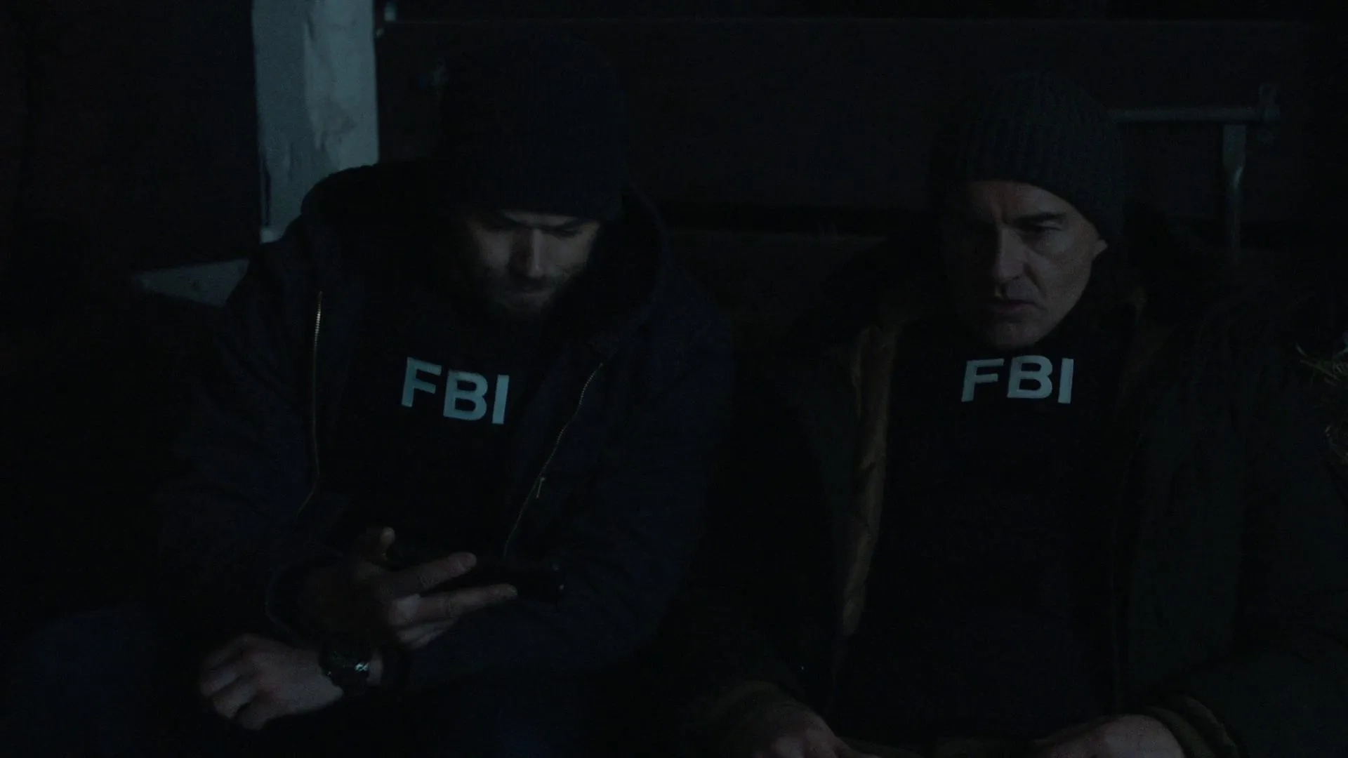 Julian McMahon and Kellan Lutz in FBI: Most Wanted: Prophet (2020)