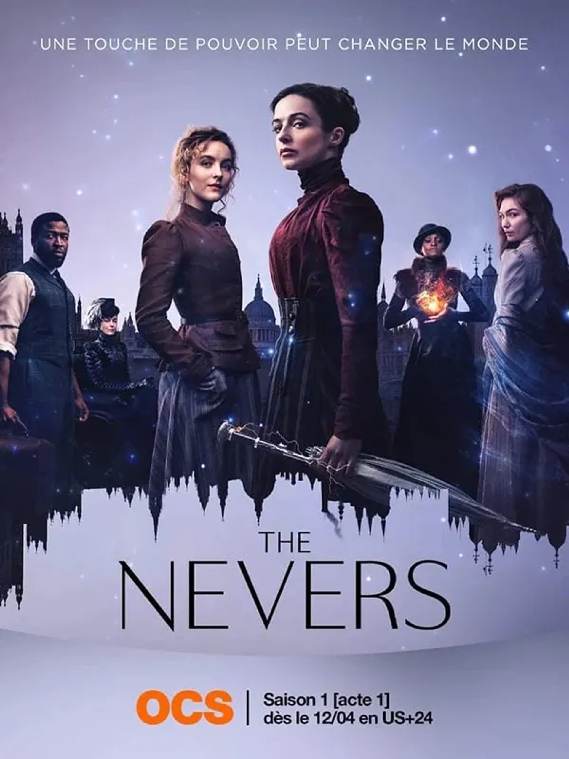 Olivia Williams, Eleanor Tomlinson, Laura Donnelly, Rochelle Neil, Zackary Momoh, and Ann Skelly in The Nevers (2021)