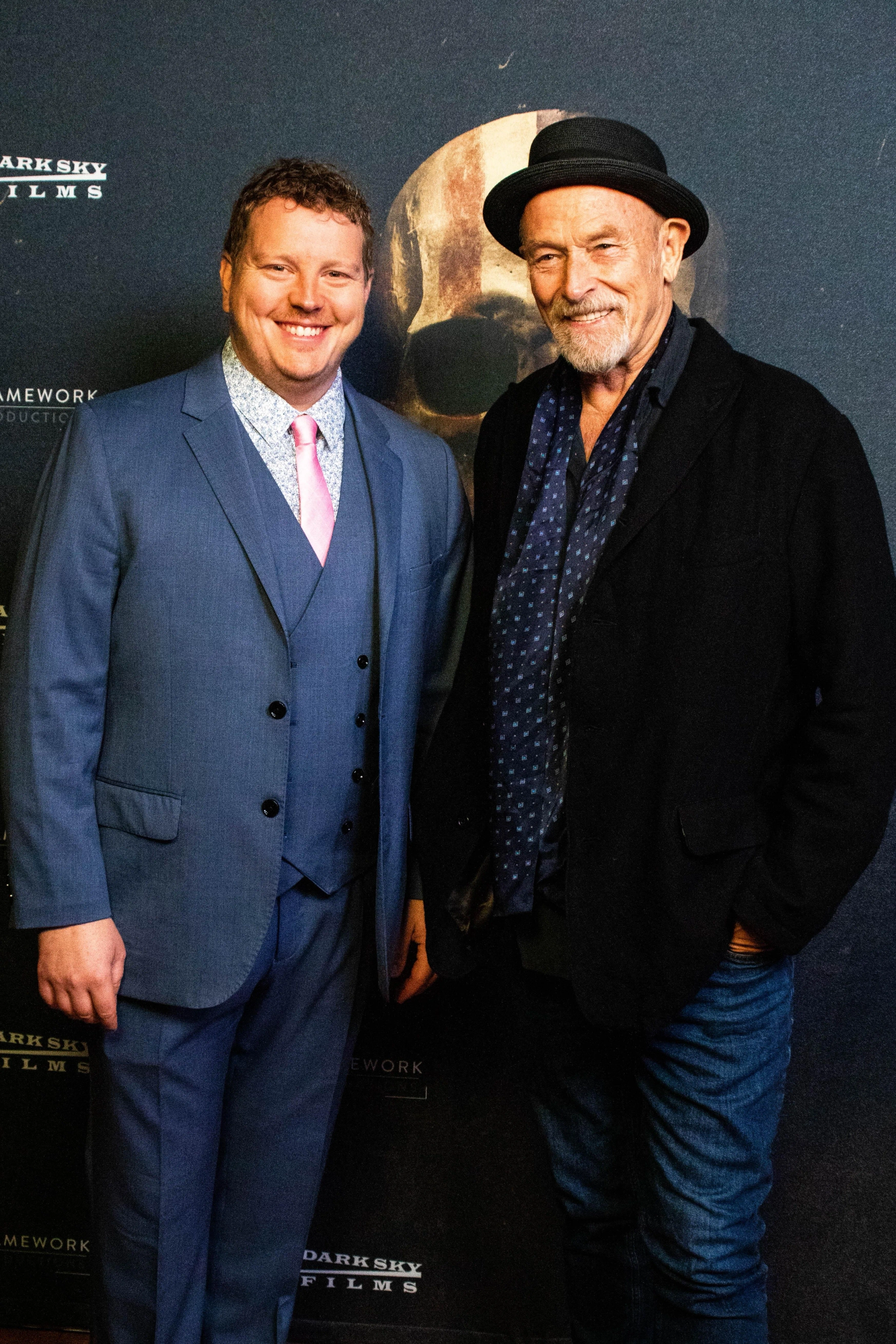 Corbin Bernsen and Steven Pierce at an event for Herd (2023)