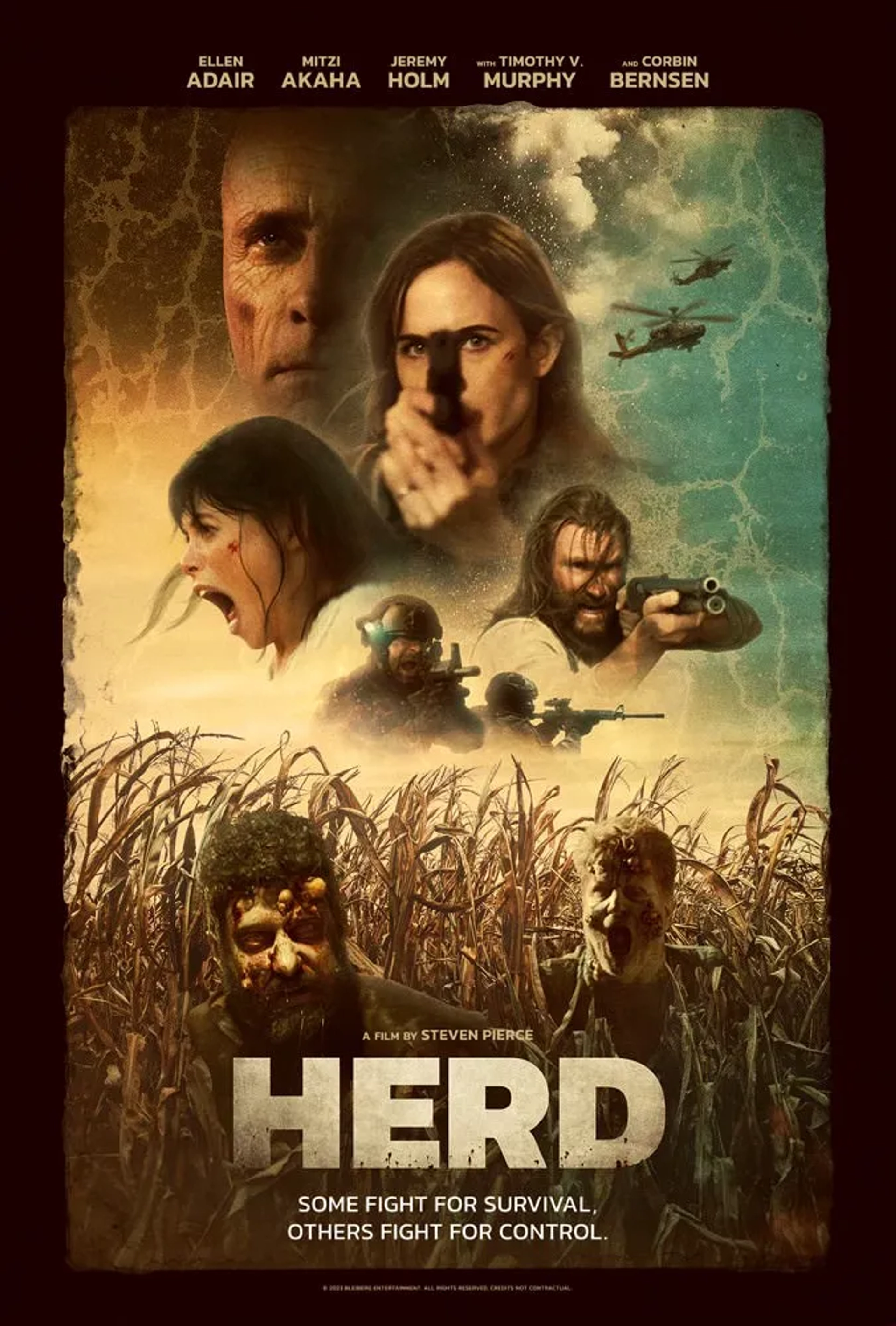 Timothy V. Murphy, Jeremy Lawson, Ellen Adair, Steve Isom, Mitzi Akaha, Chadwick Sutton, and Ryan Guess in Herd (2023)