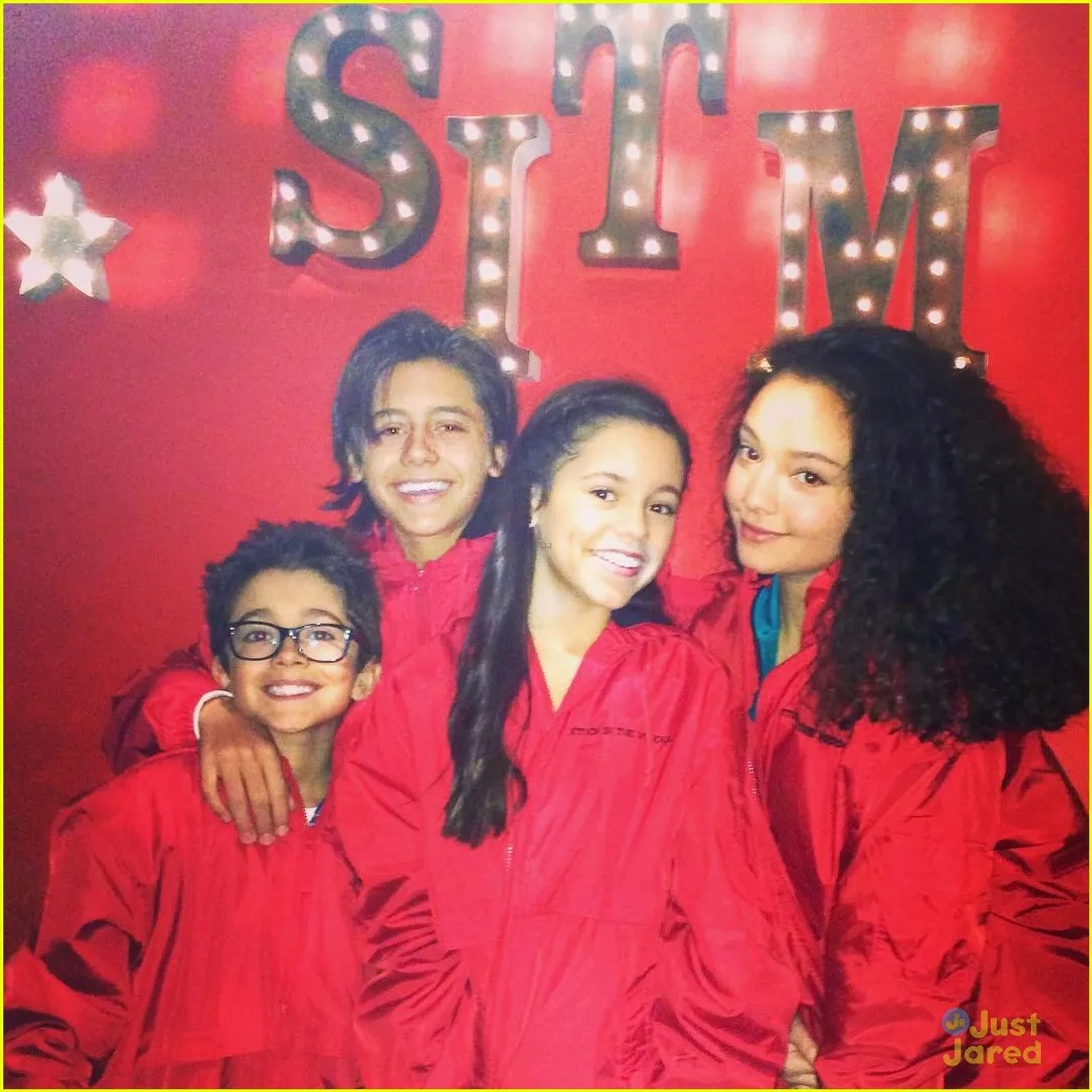 Kayla Maisonet, Jenna Ortega, Isaak Presley, and Nicolas Bechtel in Stuck in the Middle (2016)