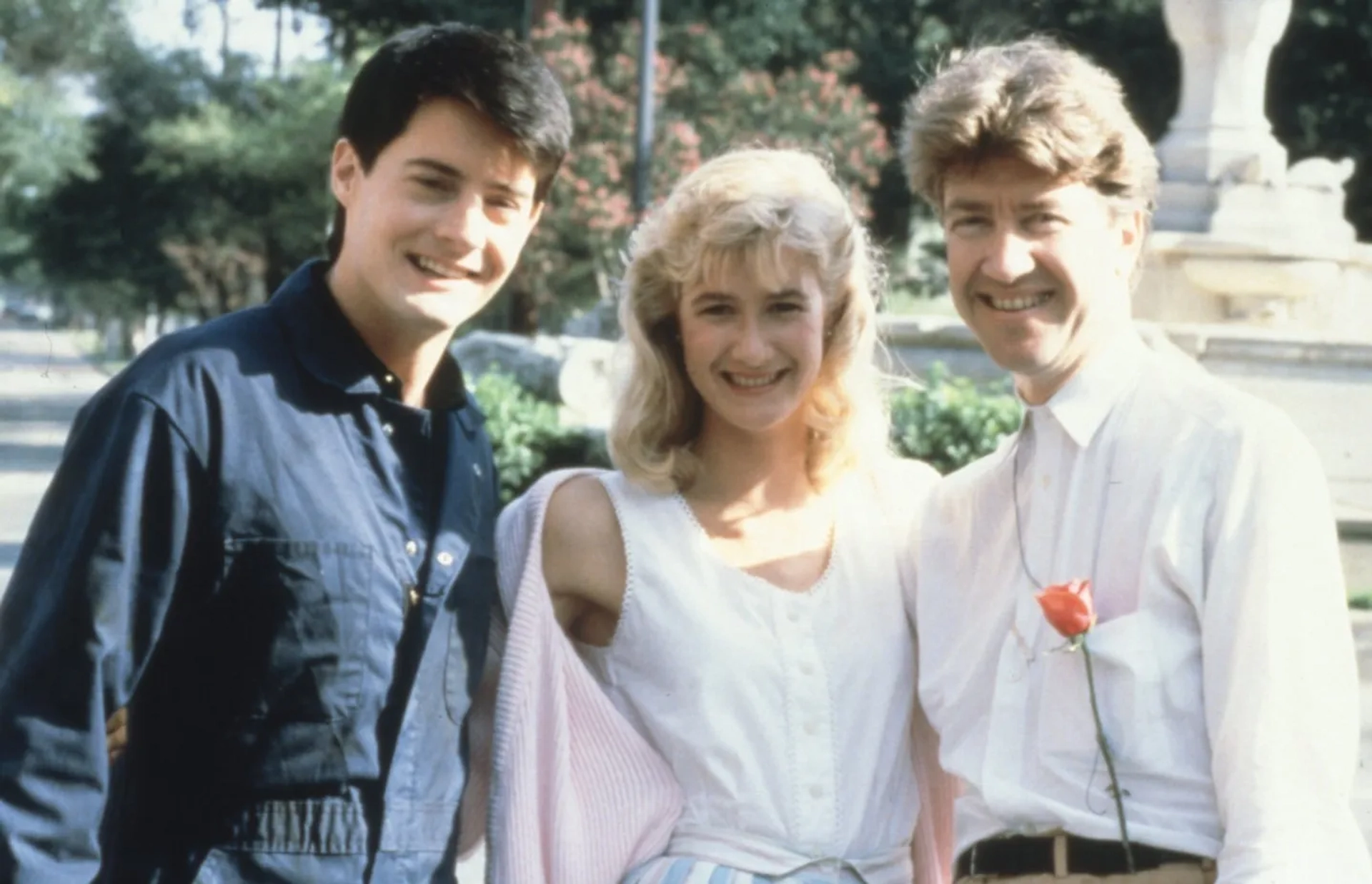 David Lynch, Laura Dern, and Kyle MacLachlan in Blue Velvet (1986)