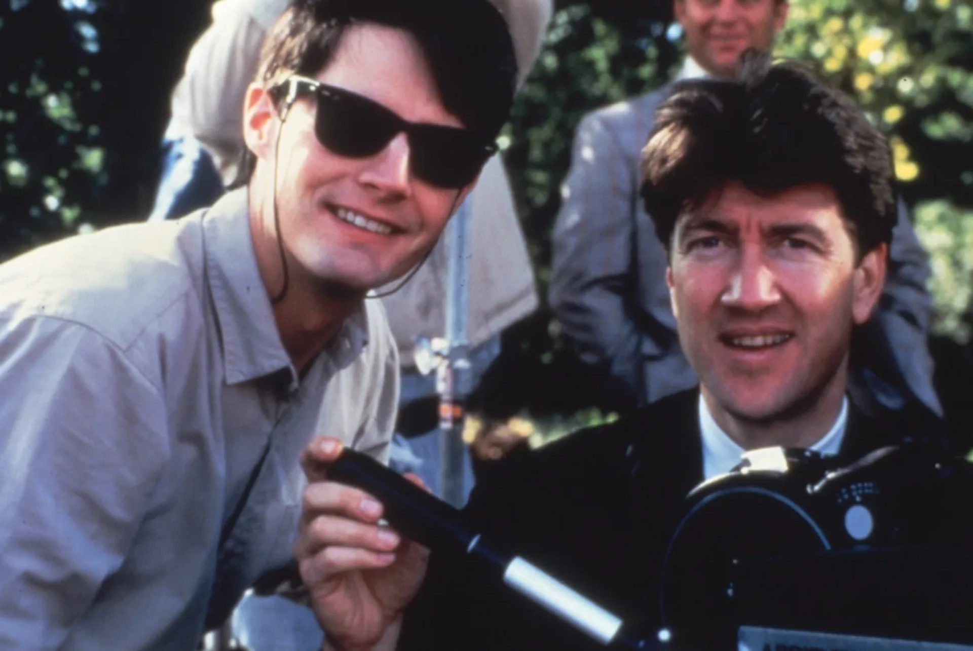 David Lynch and Kyle MacLachlan in Blue Velvet (1986)