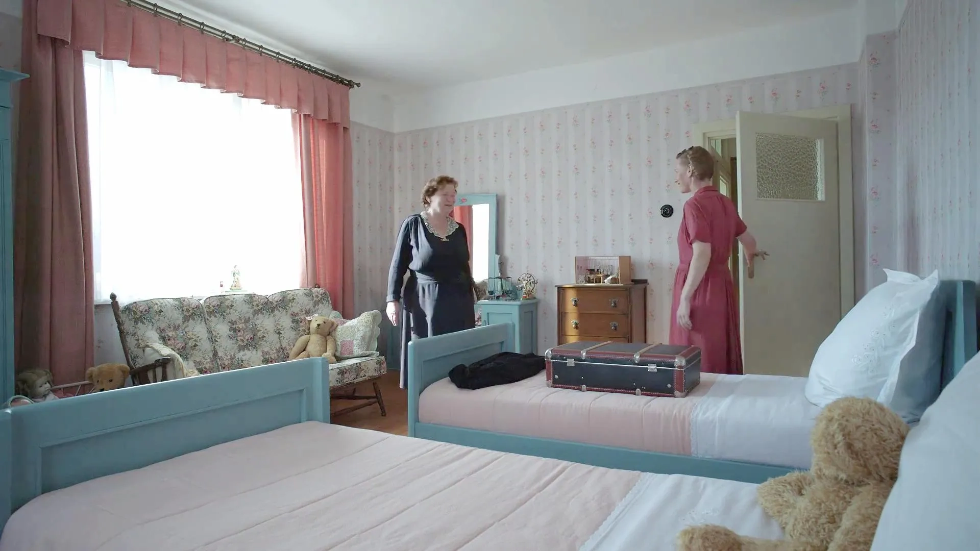 Imogen Kogge and Sandra Hüller in The Zone of Interest (2023)