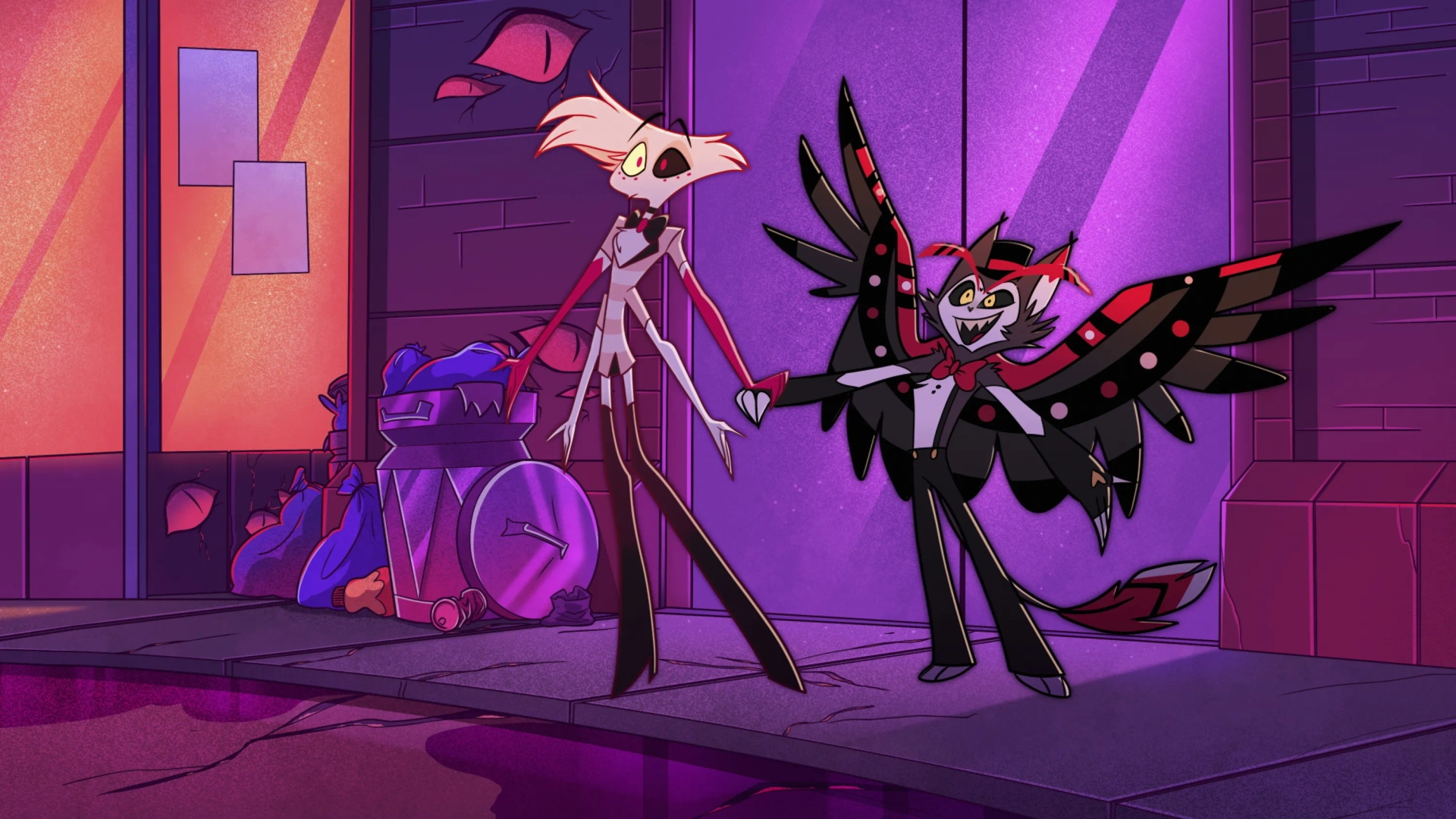 Keith David and Blake Roman in Hazbin Hotel: Masquerade (2024)