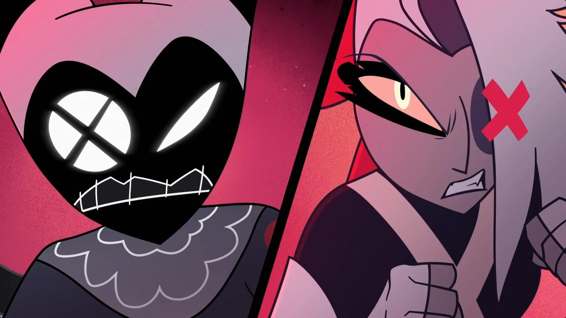 Stephanie Beatriz and Jessica Vosk in Hazbin Hotel: The Show Must Go On (2024)
