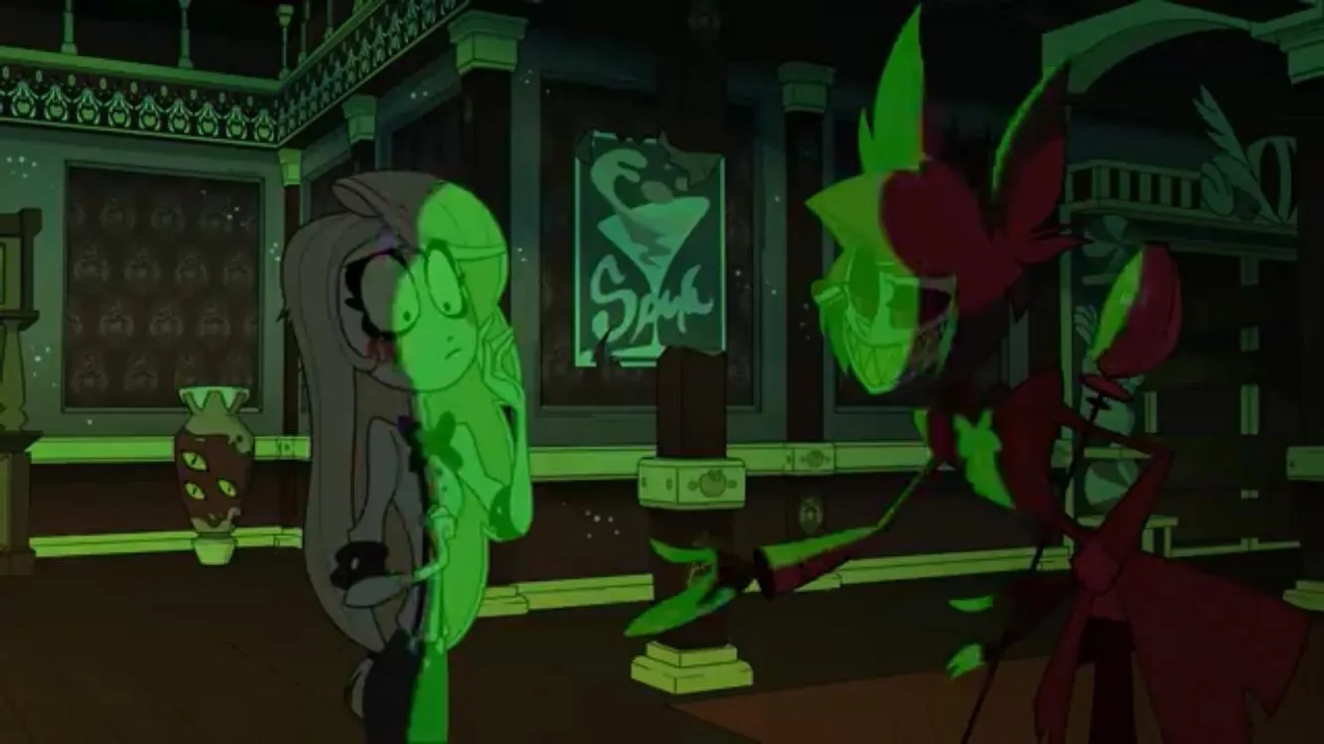 Edward Bosco and Jill Harris in Hazbin Hotel (2019)