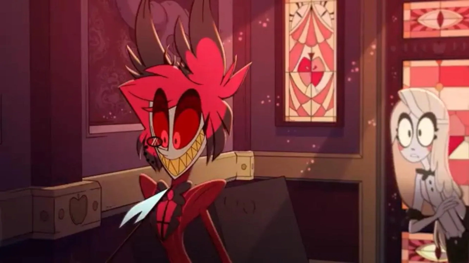 Edward Bosco and Jill Harris in Hazbin Hotel (2019)