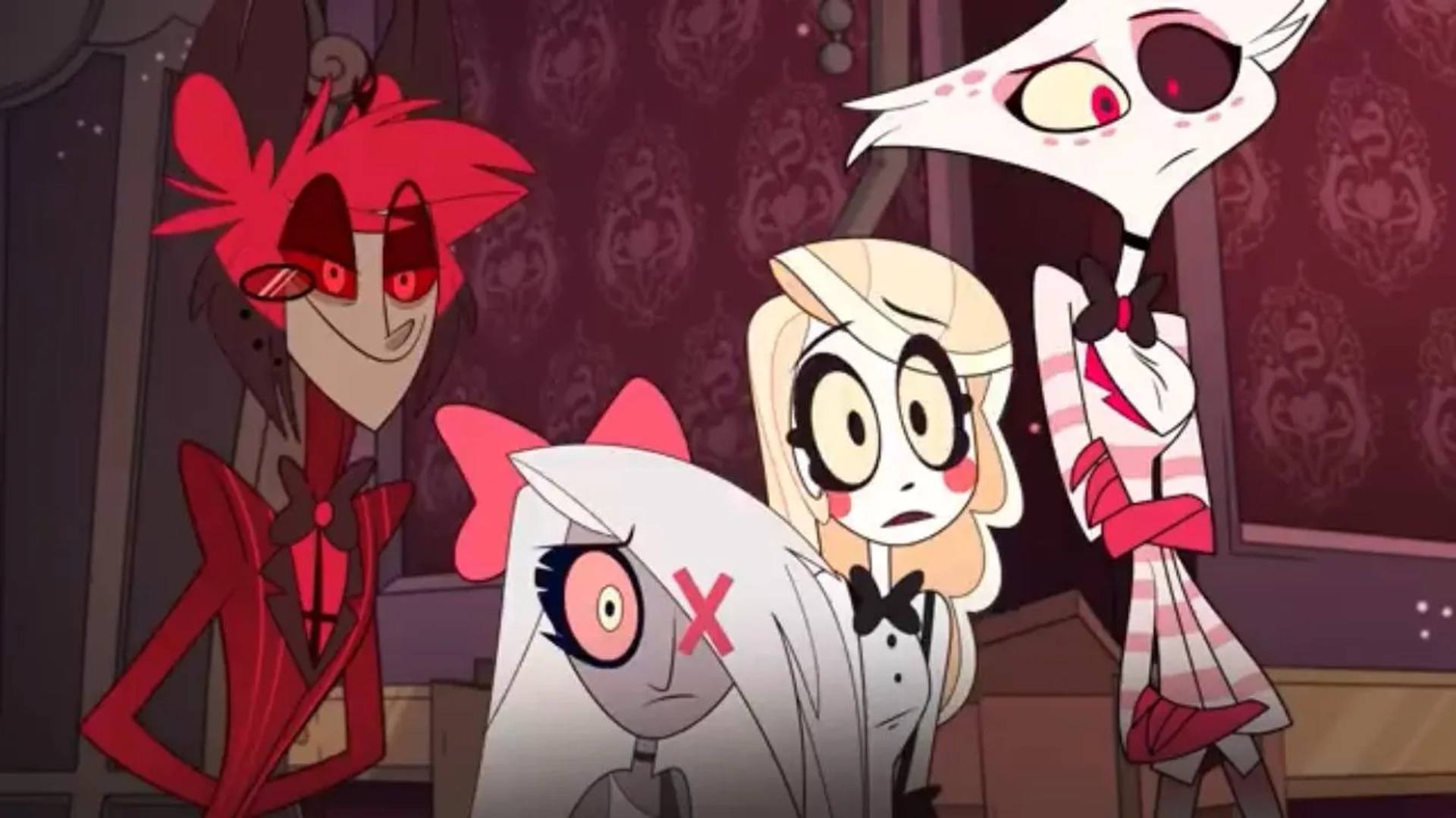 Edward Bosco, Jill Harris, Monica Franco, and Michael Kovach in Hazbin Hotel (2019)