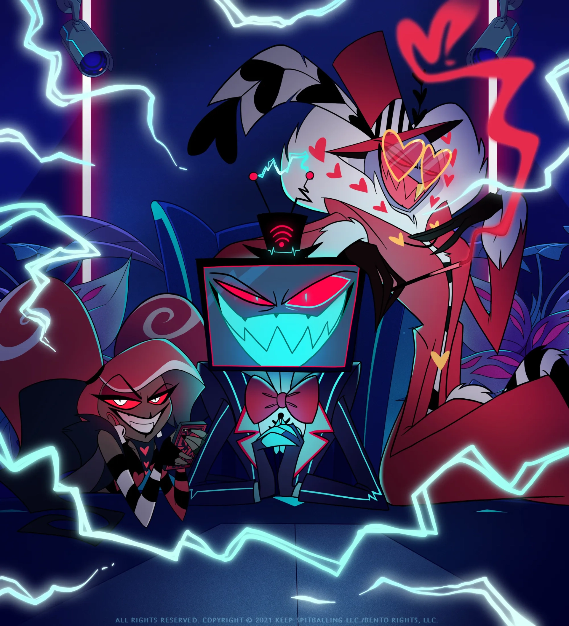 Christian Borle and Joel Perez in Hazbin Hotel (2019)