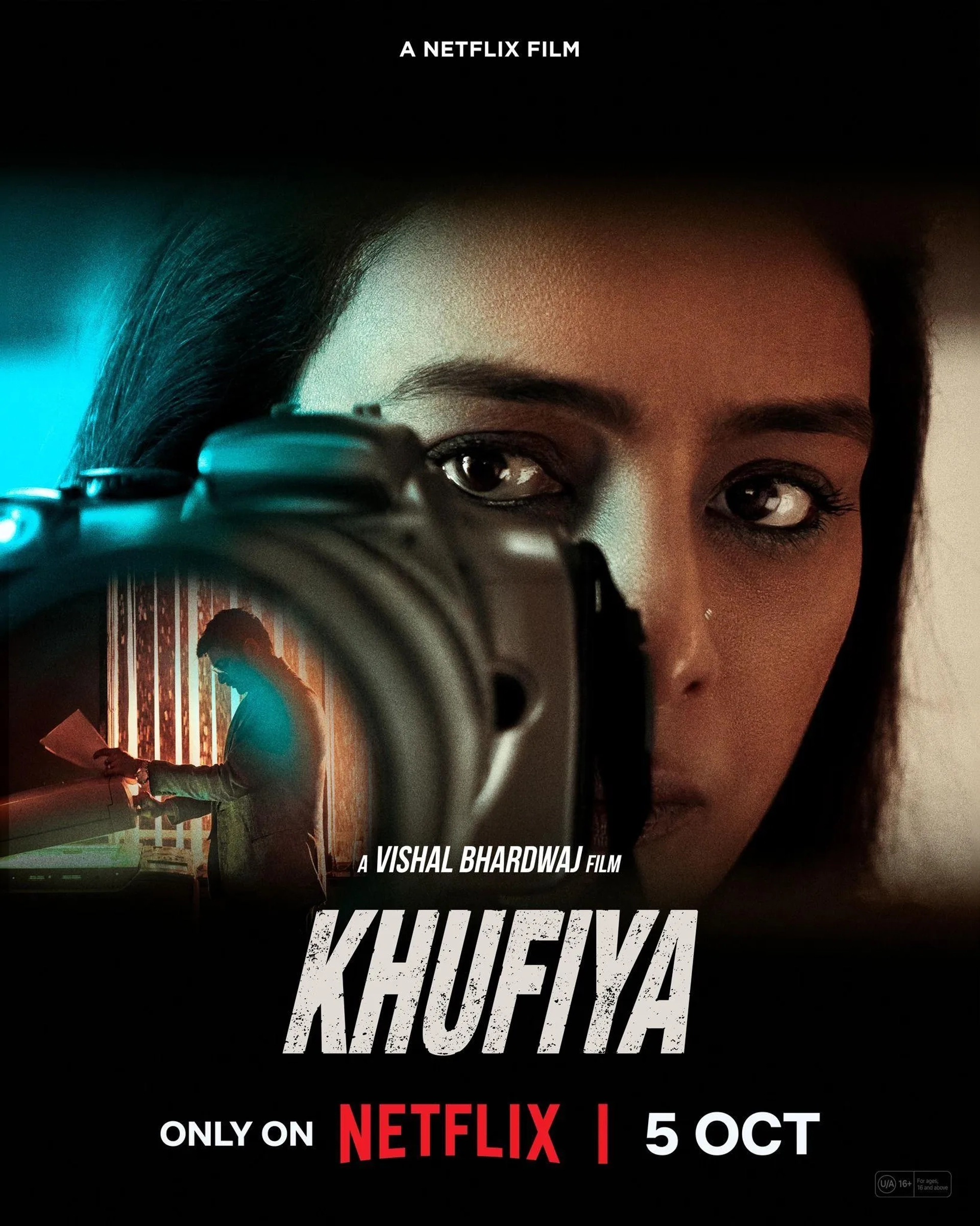 Tabu and Ali Fazal in Khufiya (2023)