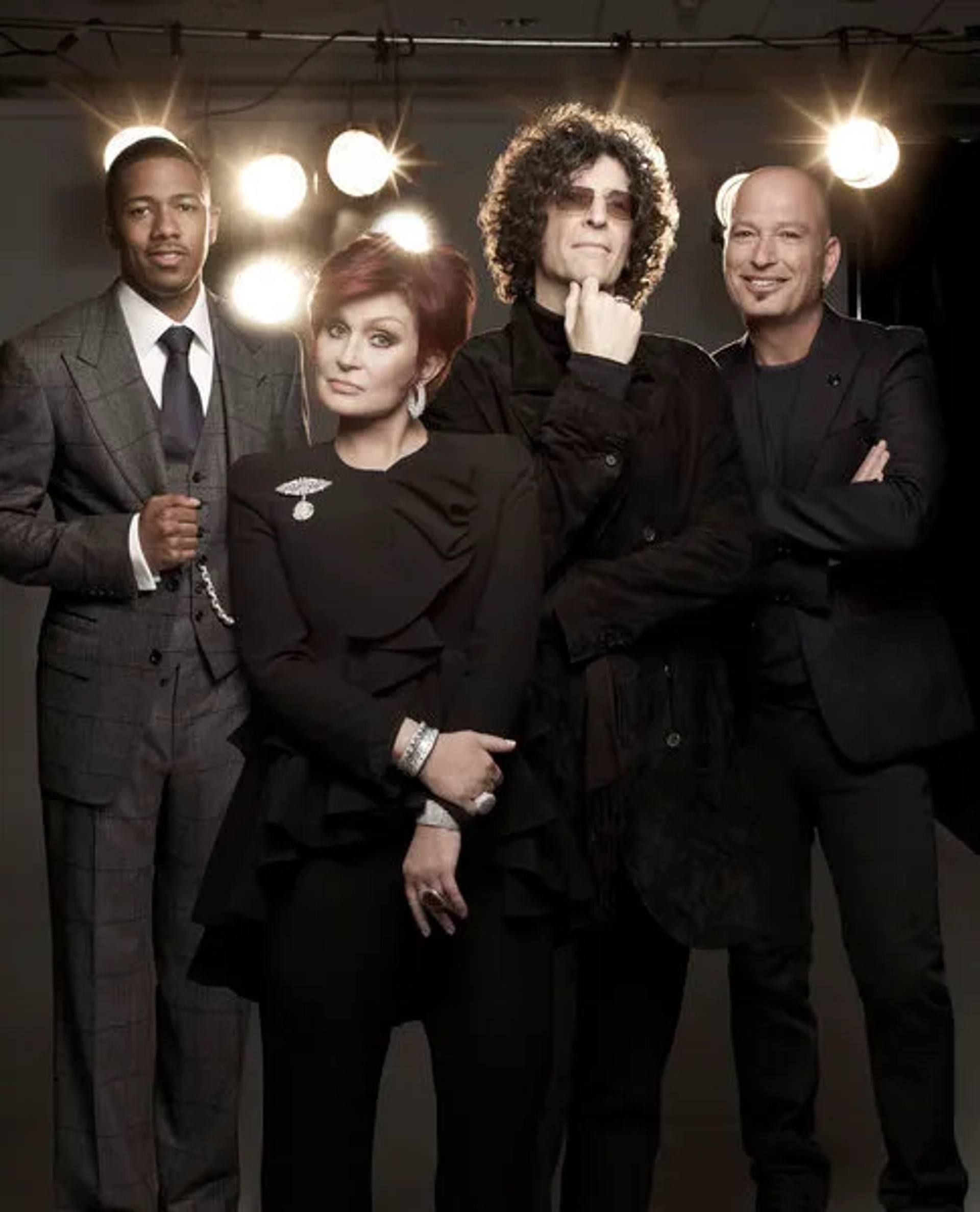 Howard Stern, Howie Mandel, Nick Cannon, and Sharon Osbourne in America's Got Talent (2006)