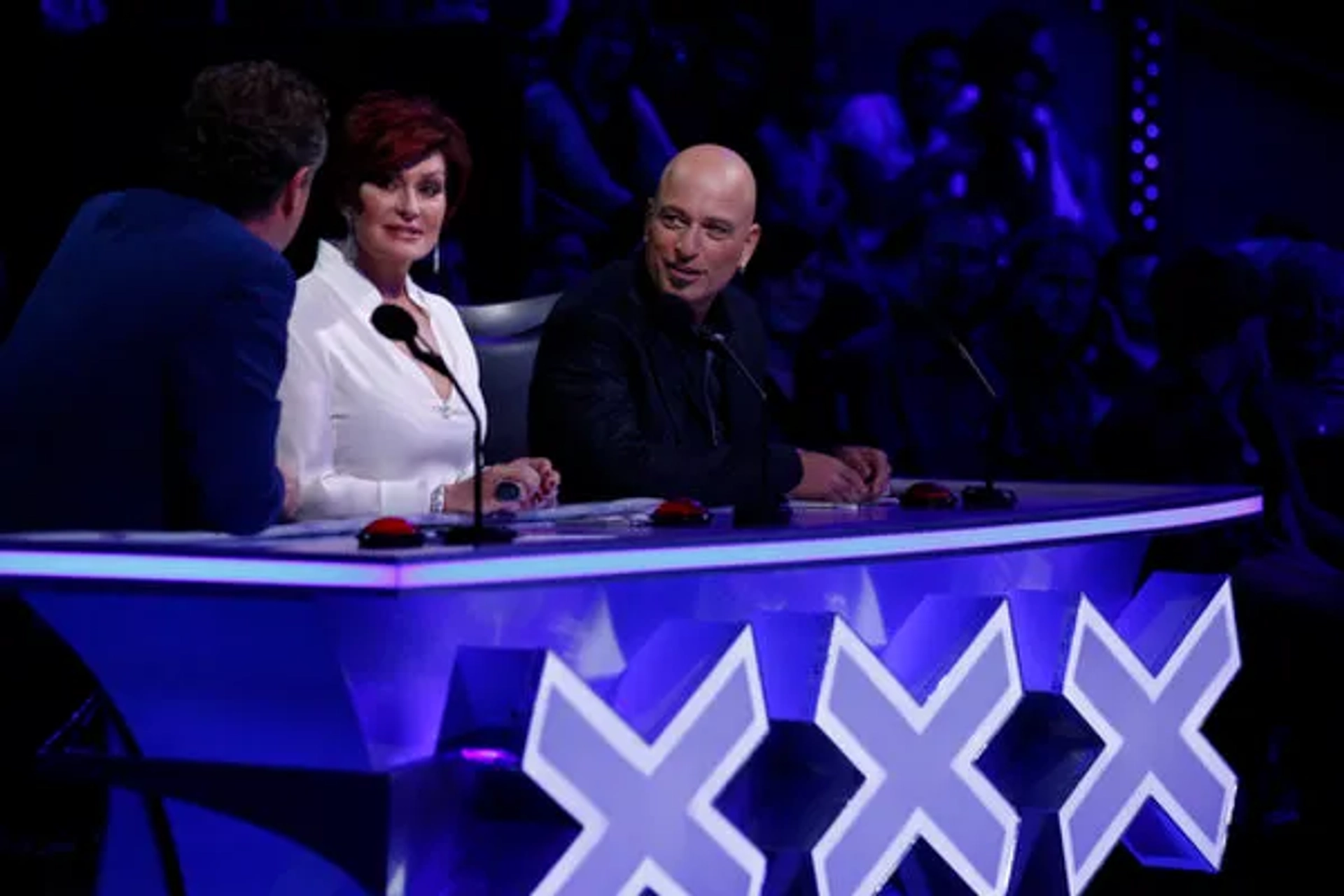 Howie Mandel, Piers Morgan, and Sharon Osbourne in America's Got Talent (2006)