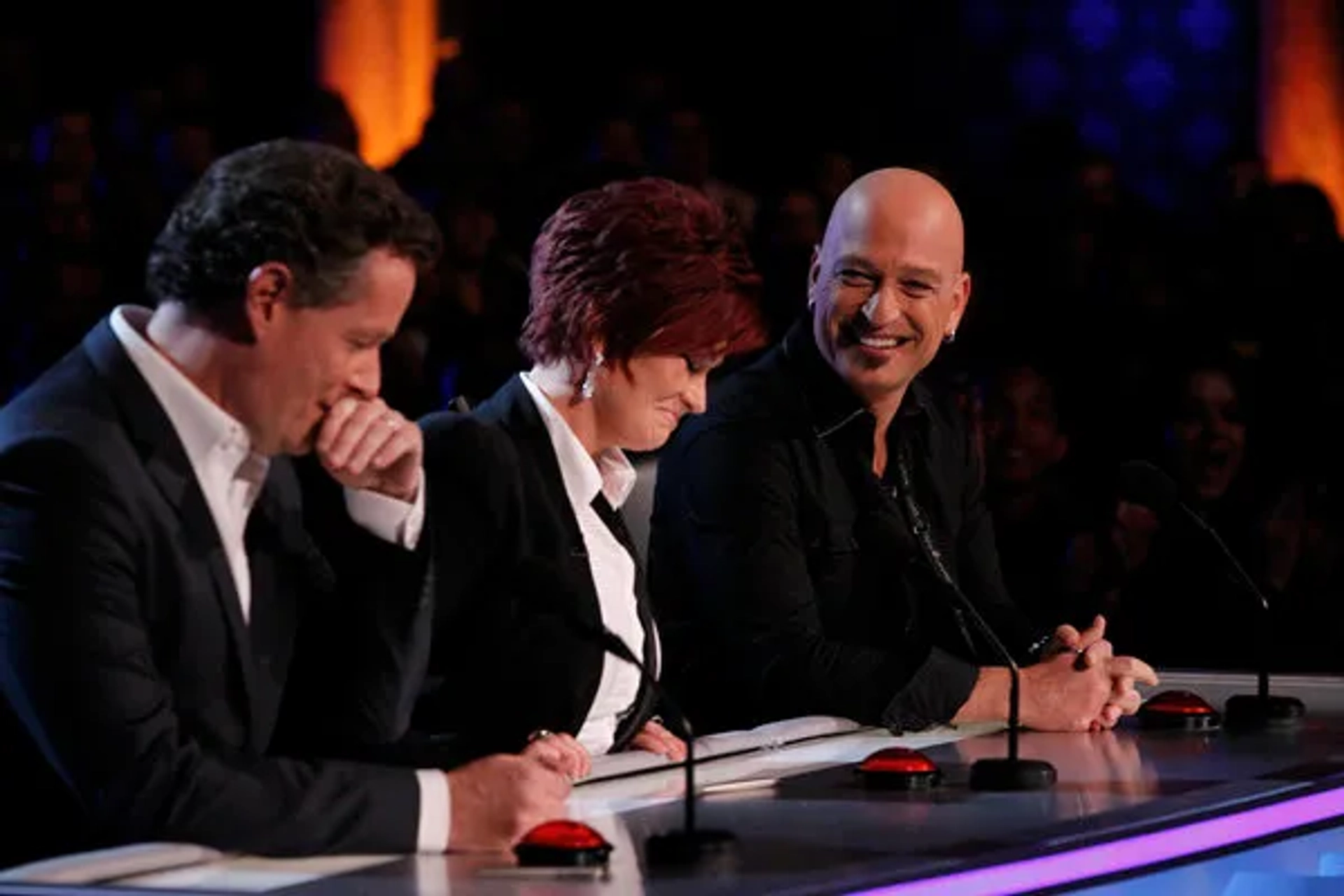 Howie Mandel, Piers Morgan, and Sharon Osbourne in America's Got Talent (2006)