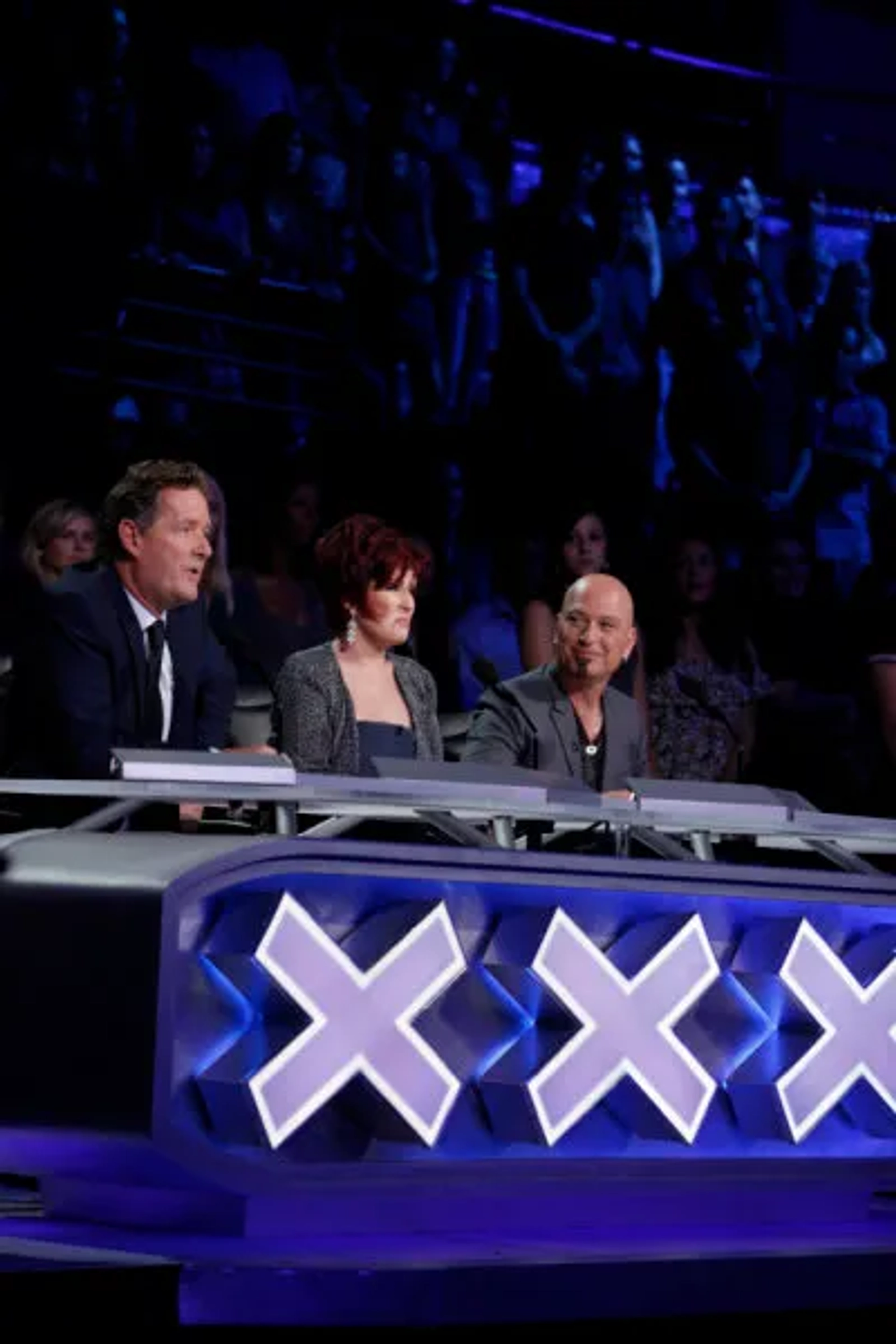 Howie Mandel, Piers Morgan, and Sharon Osbourne in America's Got Talent (2006)