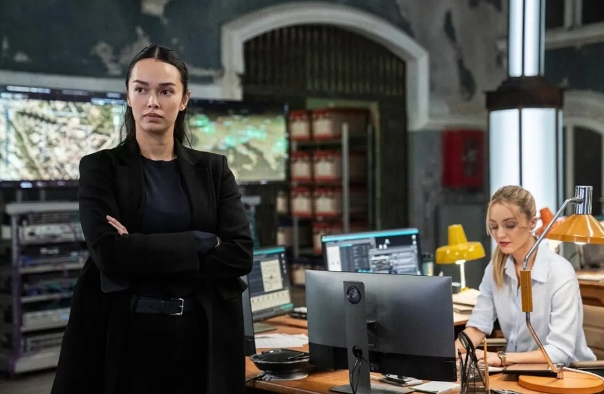 Christina Wolfe and Vinessa Vidotto in FBI: International (2021)