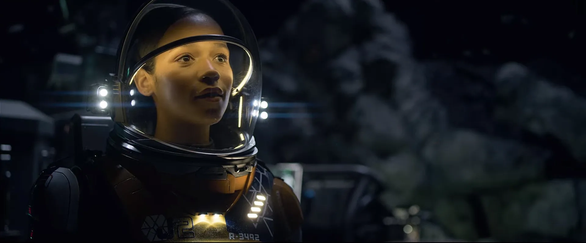 Taylor Russell in Lost in Space: Contact (2021)