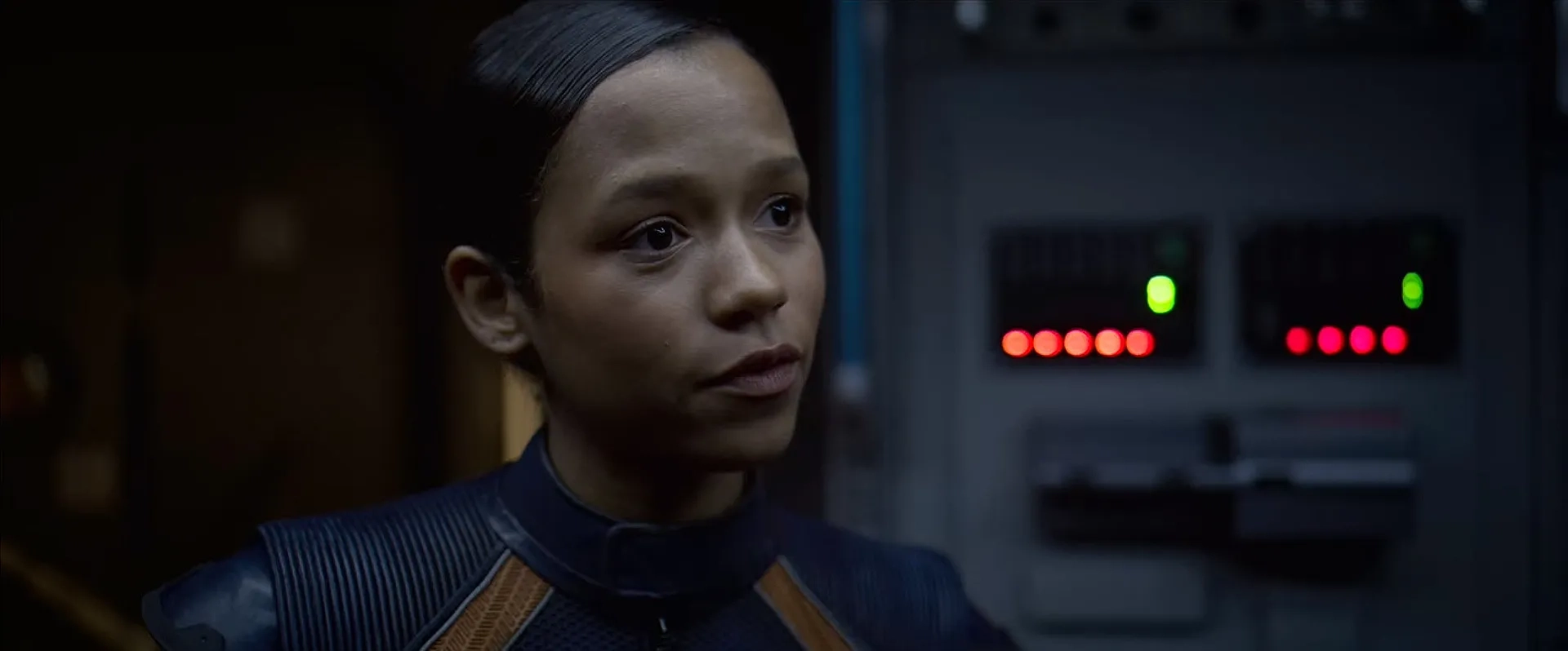 Taylor Russell in Lost in Space: Contact (2021)