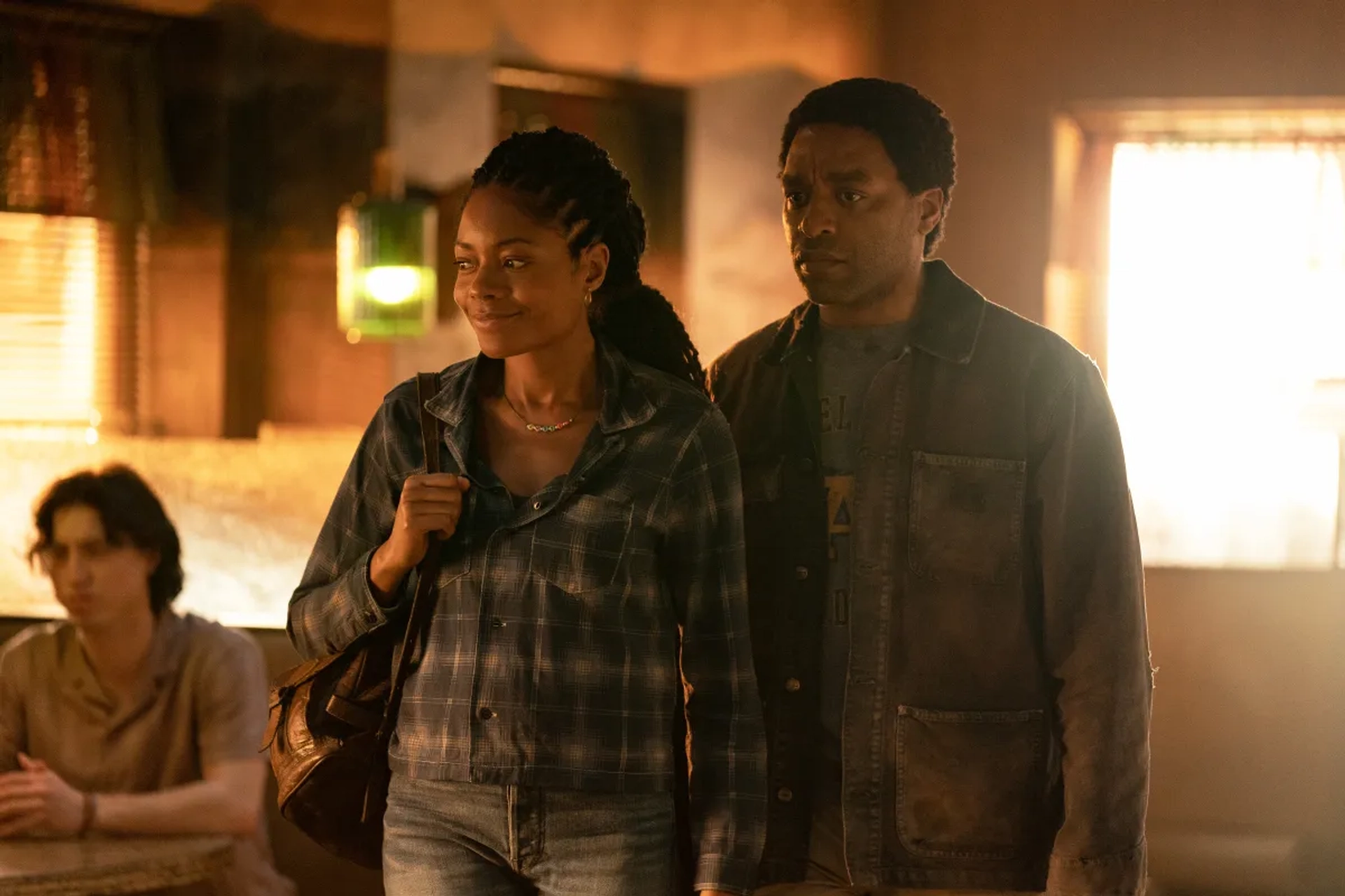 Chiwetel Ejiofor and Naomie Harris in The Man Who Fell to Earth (2021)