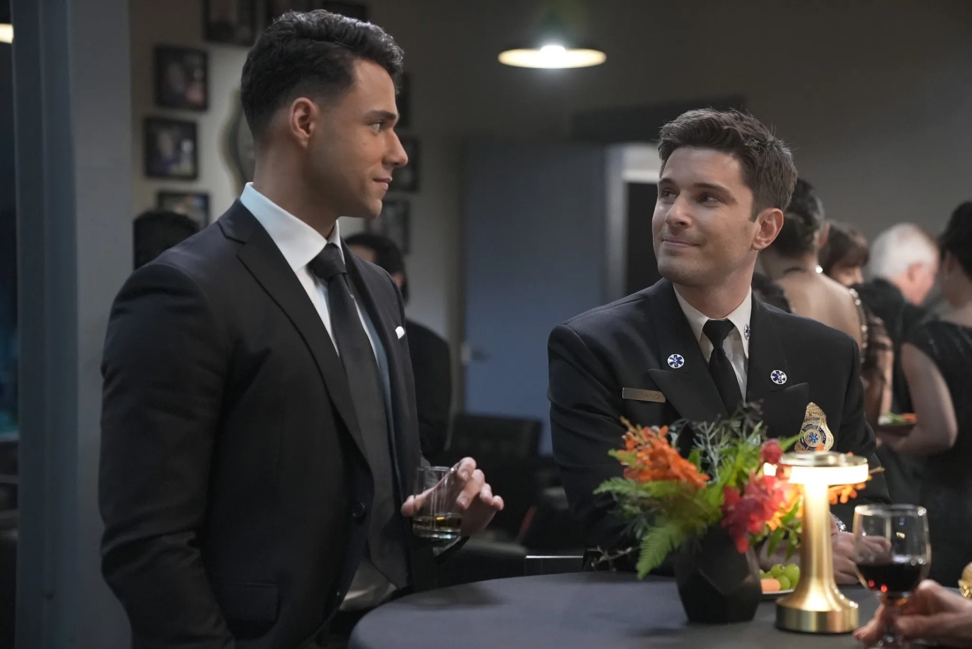 Ronen Rubinstein and Rafael L. Silva in 9-1-1: Lone Star (2020)