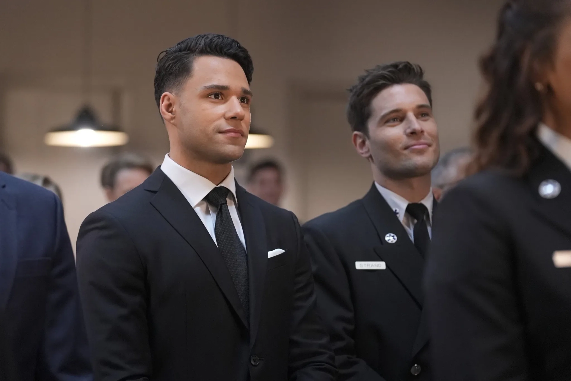 Ronen Rubinstein and Rafael L. Silva in 9-1-1: Lone Star (2020)