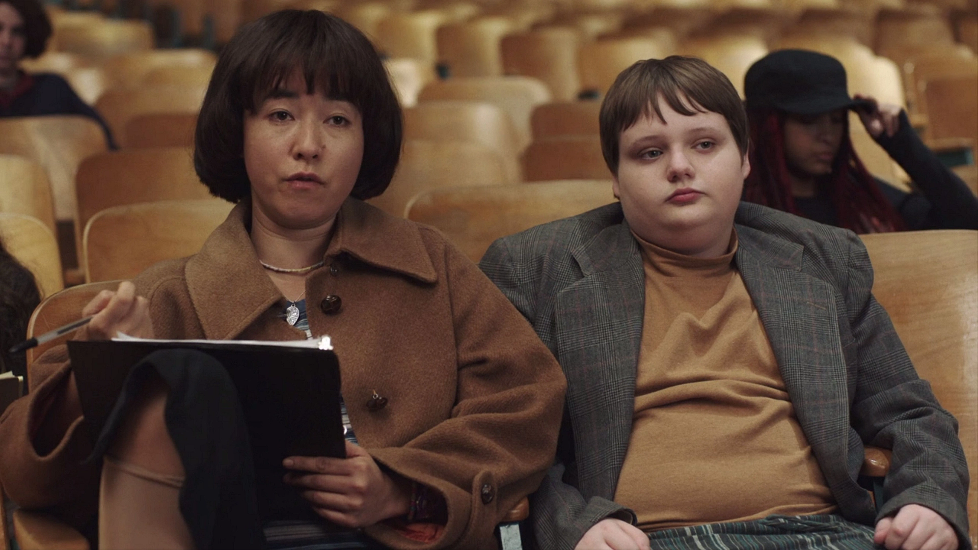 Maya Erskine and Dylan Gage in PEN15: Play (2020)