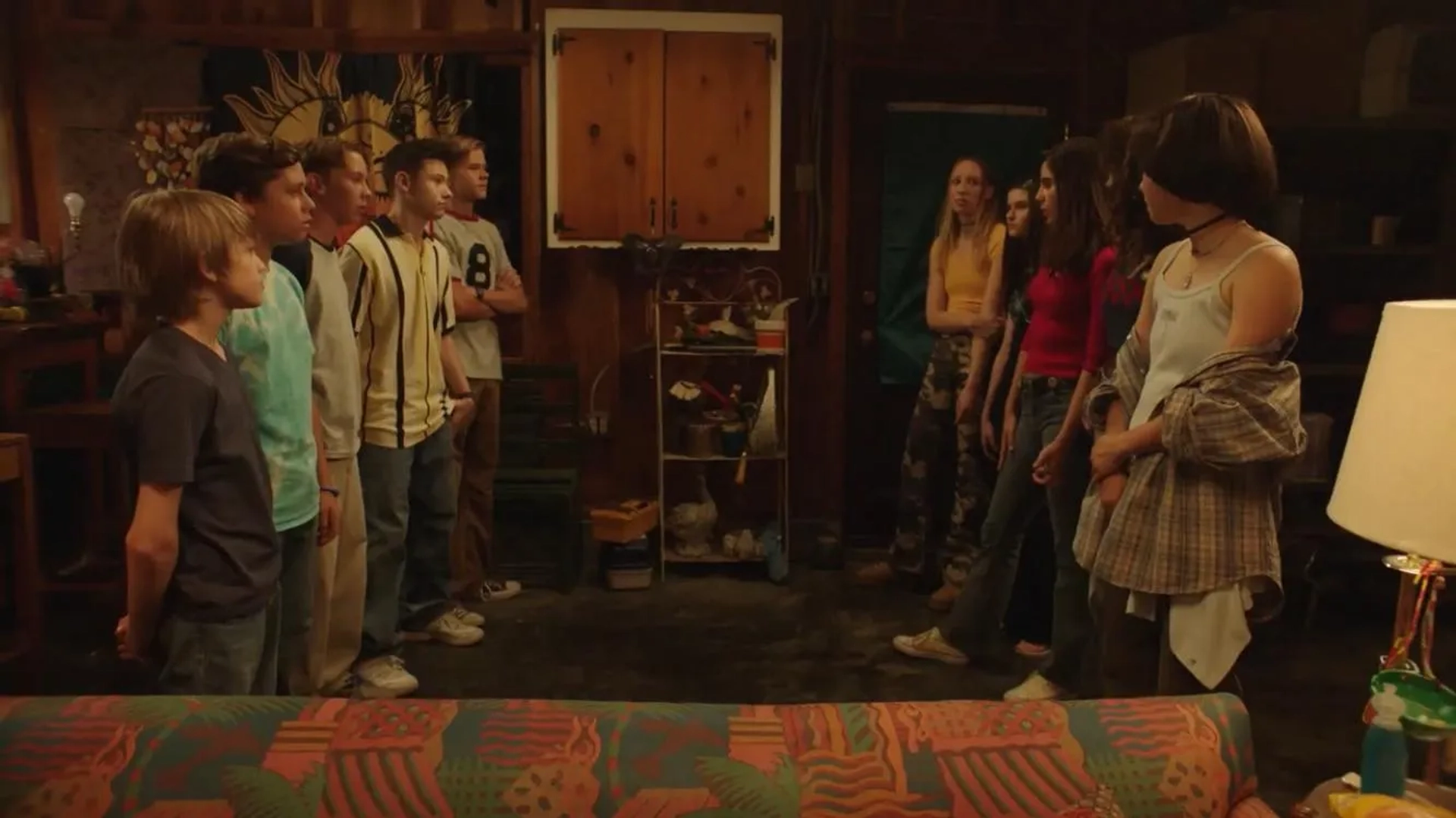 Sara Boustany, Sidney Floyd, Maya Erskine, Mason McNulty, Katie Silverman, Anna Konkle, Brekkan Spens, Duncan Anderson, Matthew Thorson Benavides, and Wyatt Walter in PEN15 (2019)