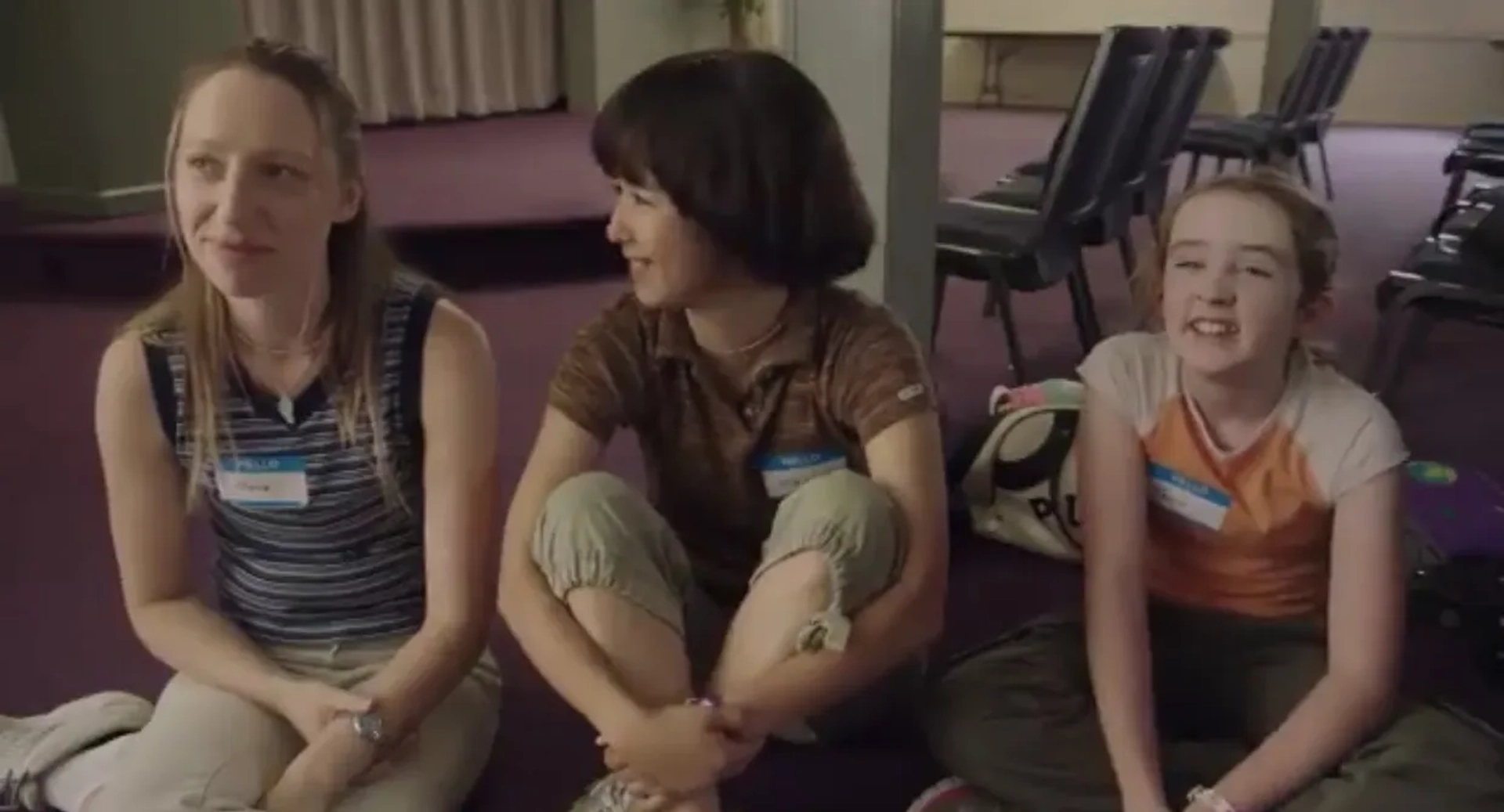 Image from blooper reel from Pen15 - Anna Konkle, Maya Erskine, Marion Van Cuyck