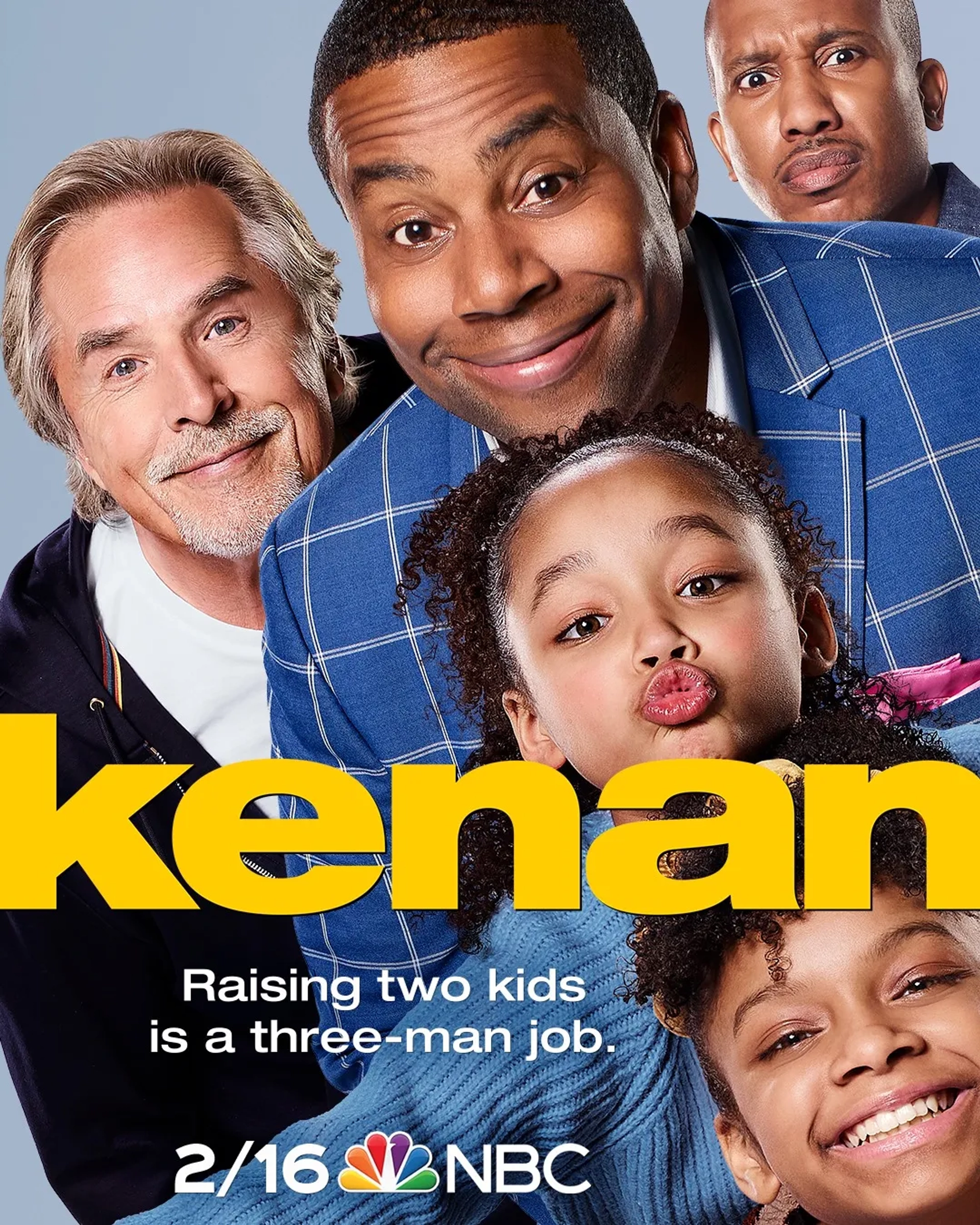 Don Johnson, Kenan Thompson, Chris Redd, Dani Lane, and Dannah Lane in Kenan (2021)