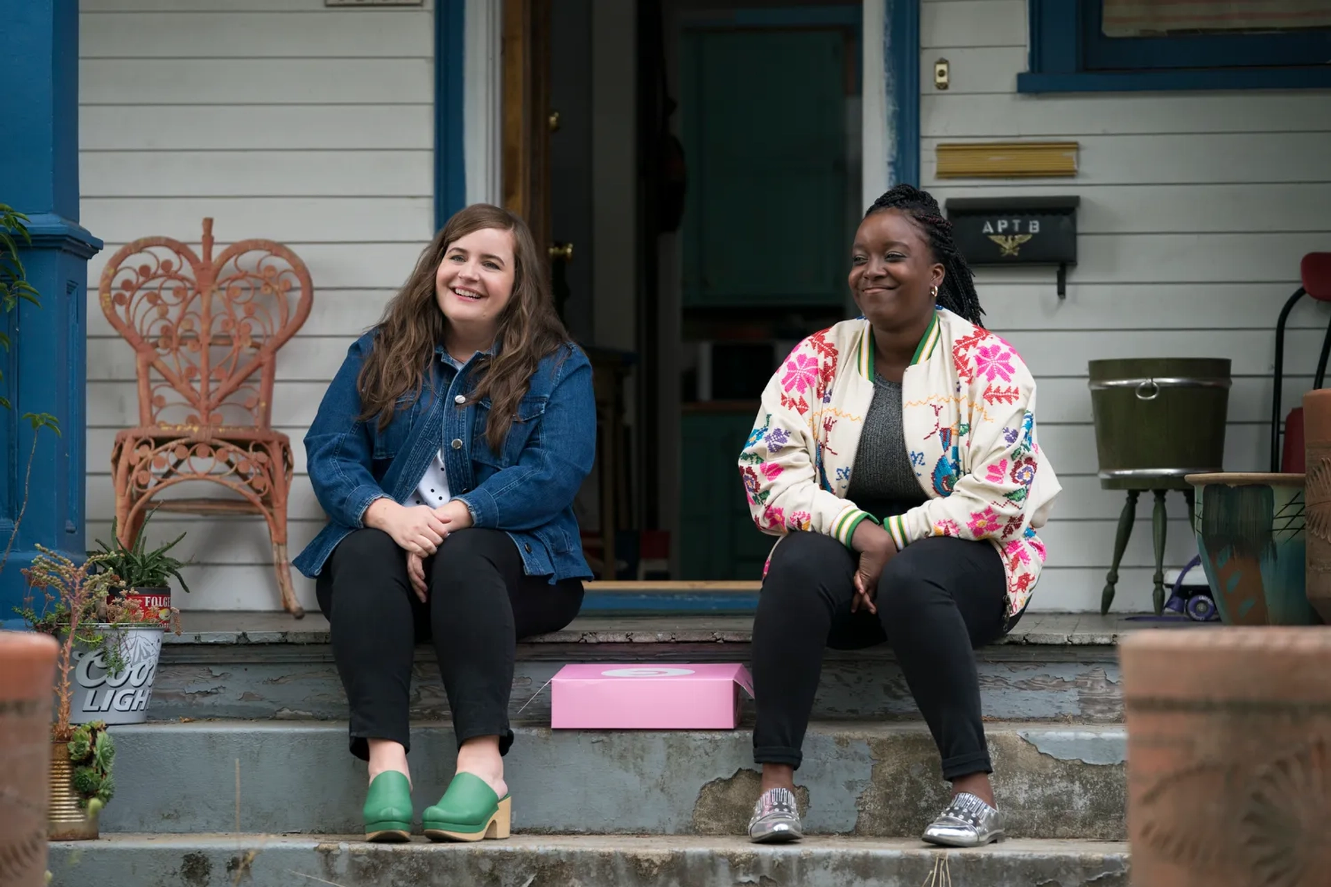 Aidy Bryant and Lolly Adefope in Shrill (2019)