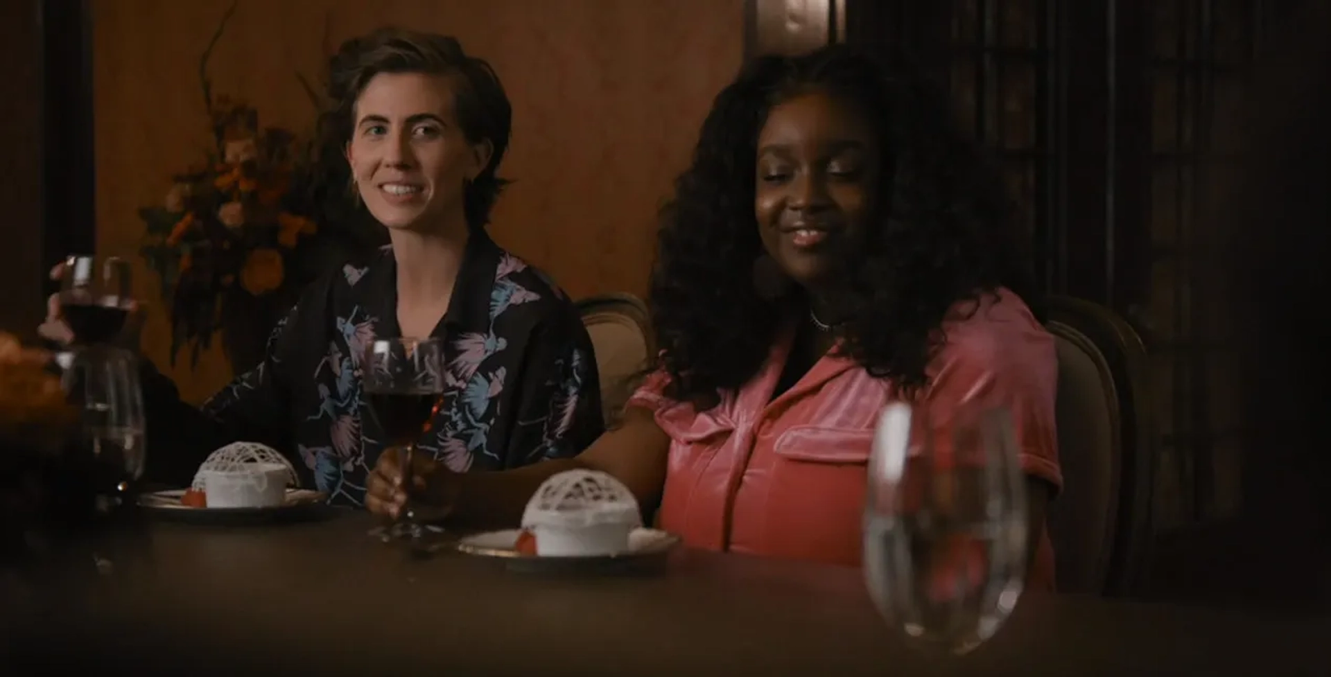 E.R. Fightmaster and Lolly Adefope in Shrill: Sorry (2021)