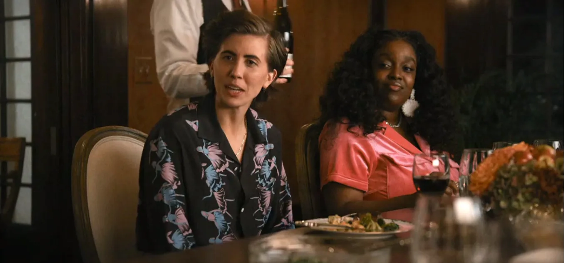 E.R. Fightmaster and Lolly Adefope in Shrill: Sorry (2021)