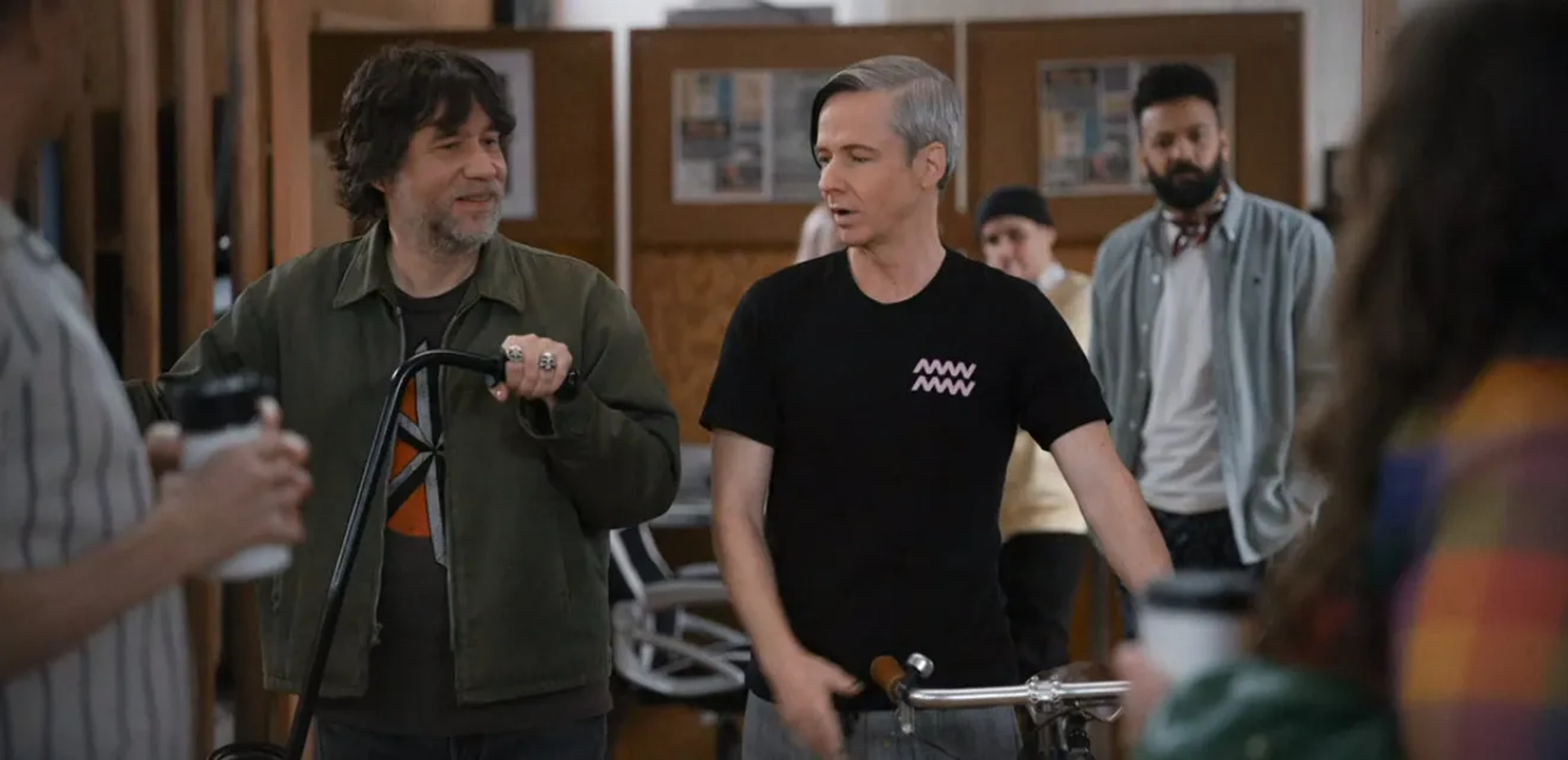 Fred Armisen and John Cameron Mitchell in Shrill: Move (2021)