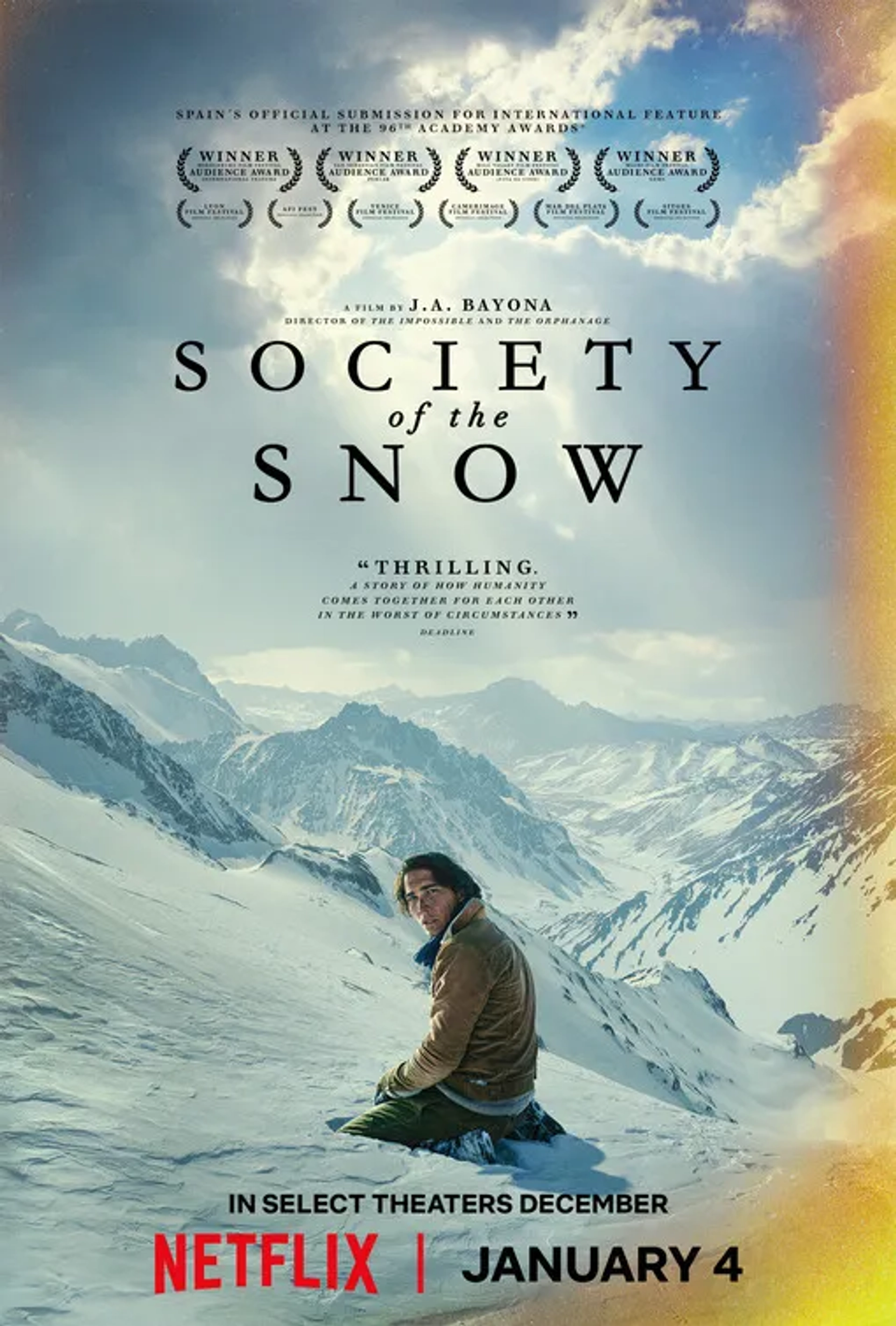 Enzo Vogrincic in Society of the Snow (2023)