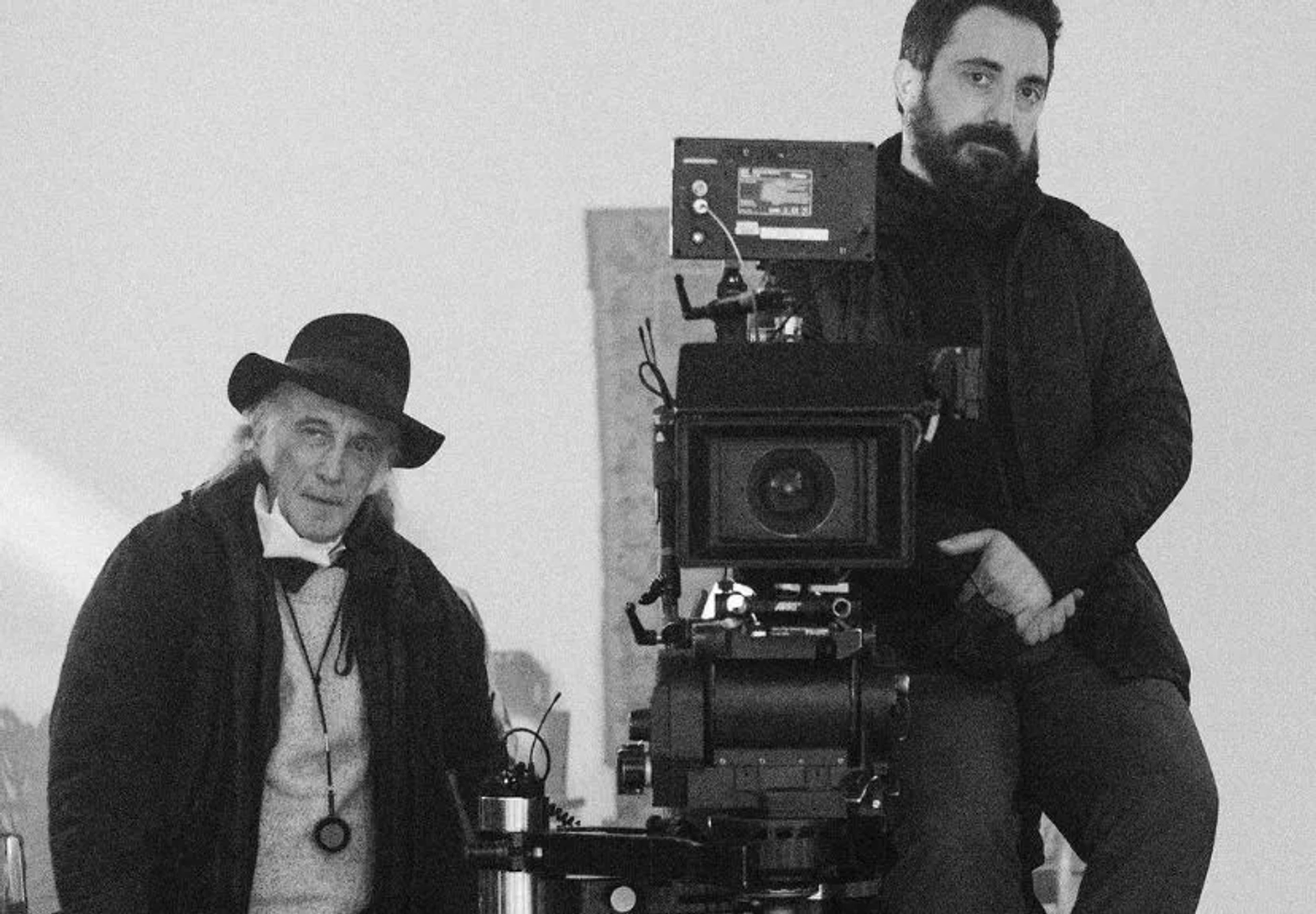 Edward Lachman and Pablo Larraín in El Conde (2023)