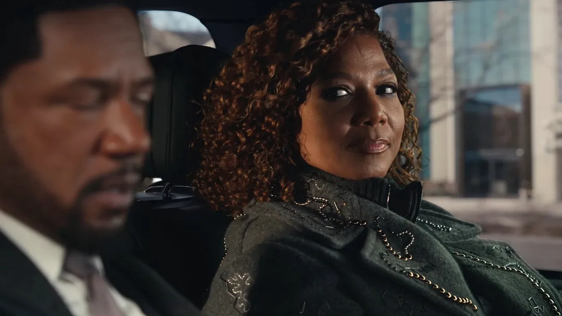 Queen Latifah and Tory Kittles in The Equalizer (2021)