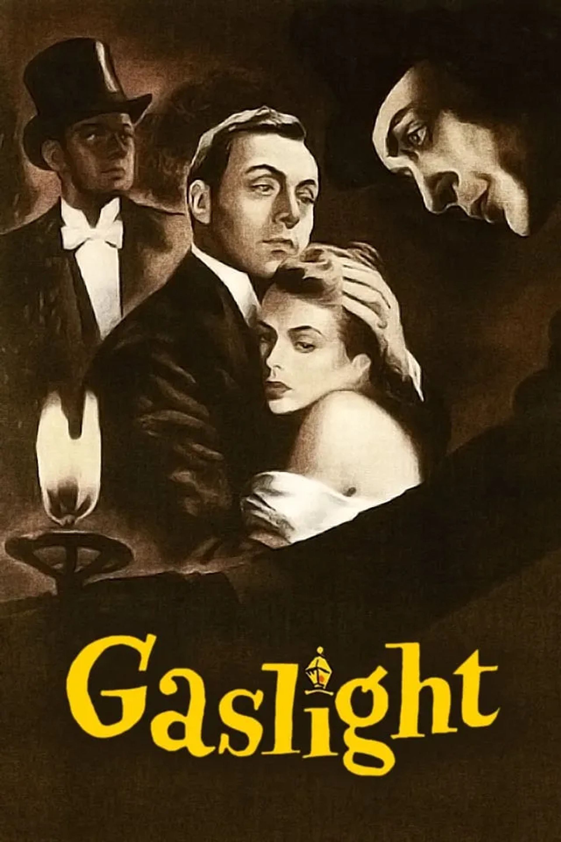 Ingrid Bergman, Charles Boyer, and Joseph Cotten in Gaslight (1944)