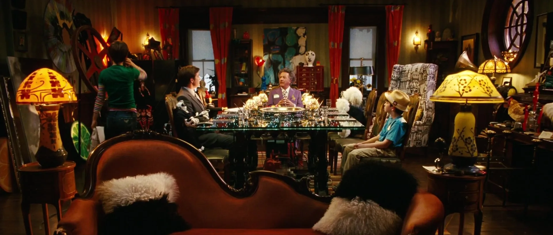 Dustin Hoffman, Natalie Portman, Jason Bateman, and Zach Mills in Mr. Magorium's Wonder Emporium (2007)