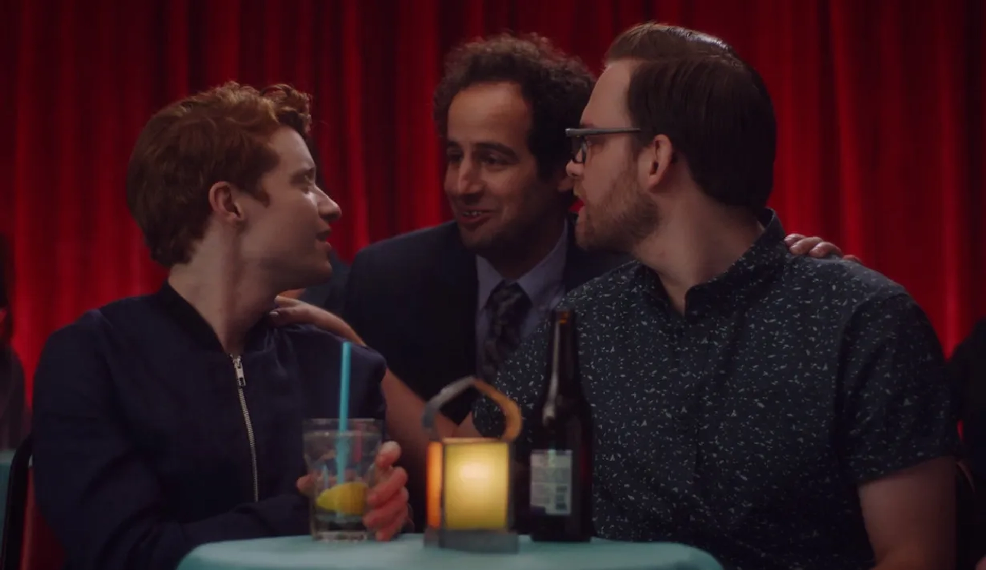 Brendan Scannell, Theo Stockman, and Charles Gould in Bonding (2018)