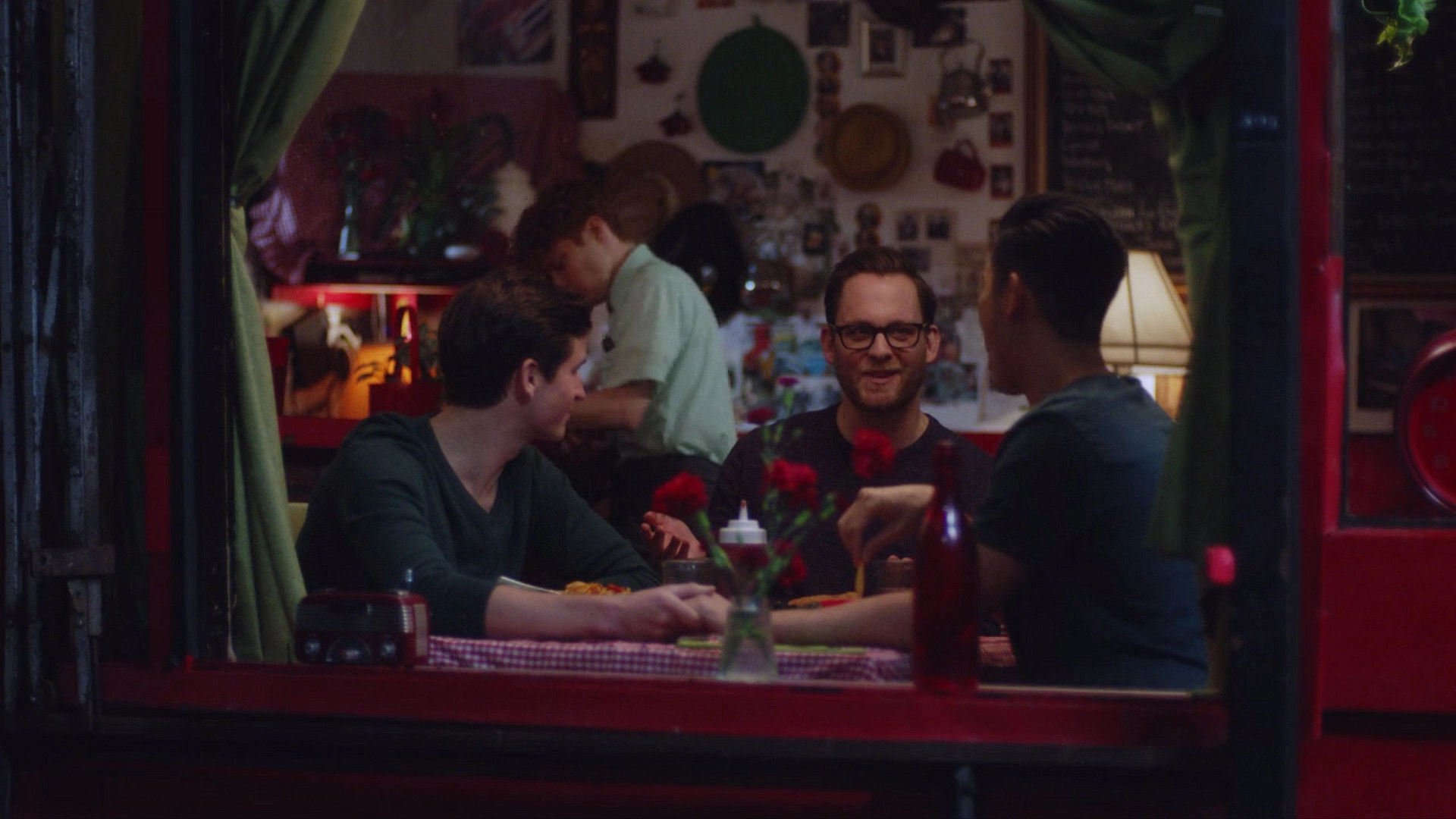 Brendan Scannell, Theo Stockman, and Vin Kridakorn in Bonding (2018)