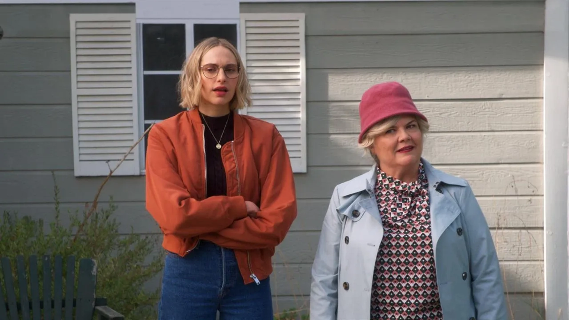 Paula Pell and Hayley Magnus in Mapleworth Murders (2020)