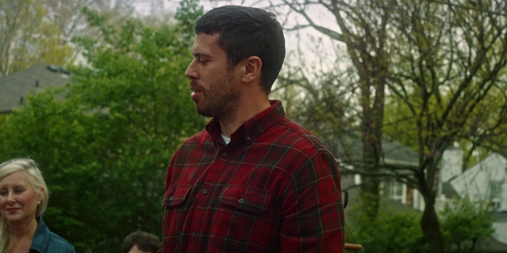 Toby Kebbell and Lea Hutton Beasmore in Becoming (2020)